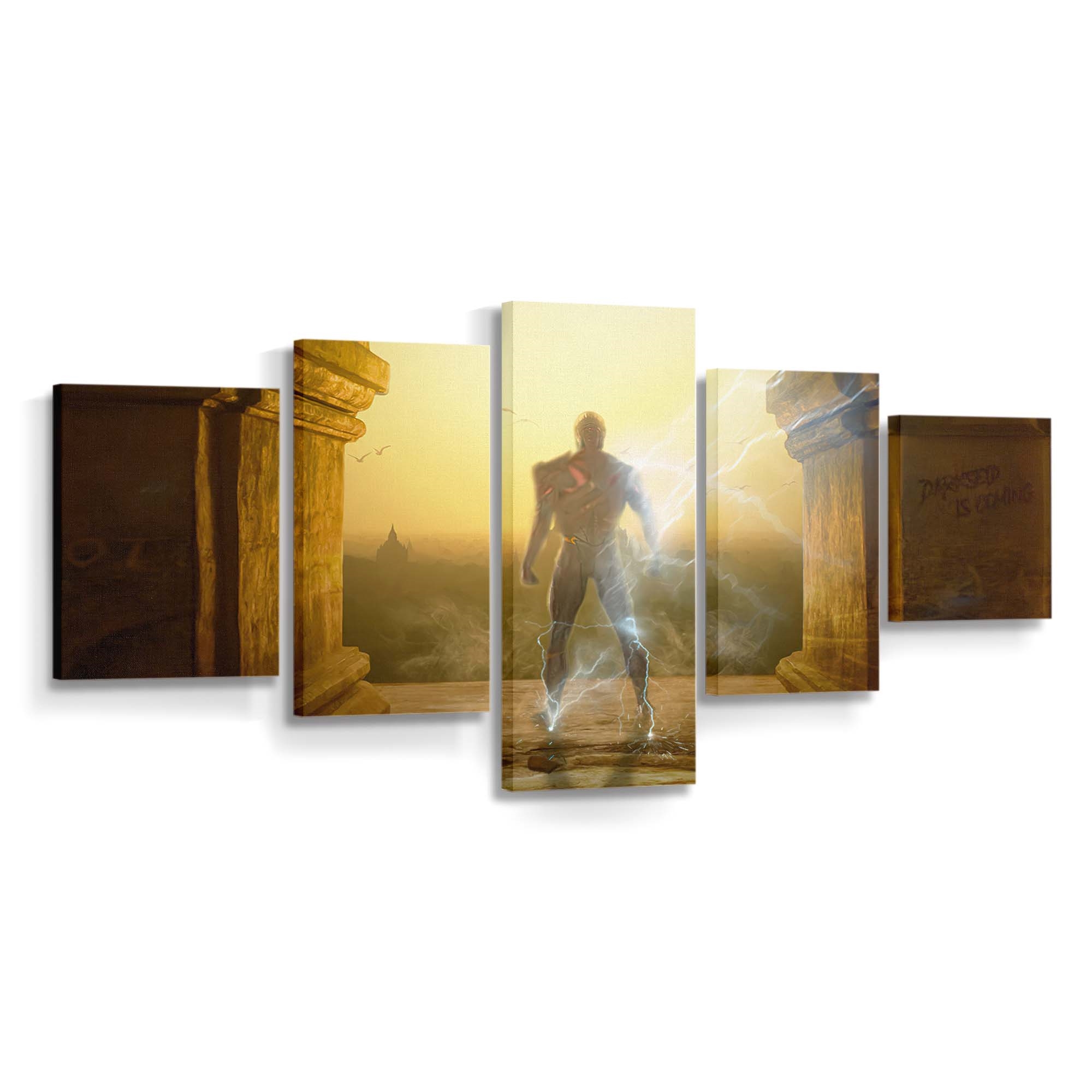 Knightmare Flash Zack Synders Justice League Leinwandbild – DC Comics Wandbild für Fans