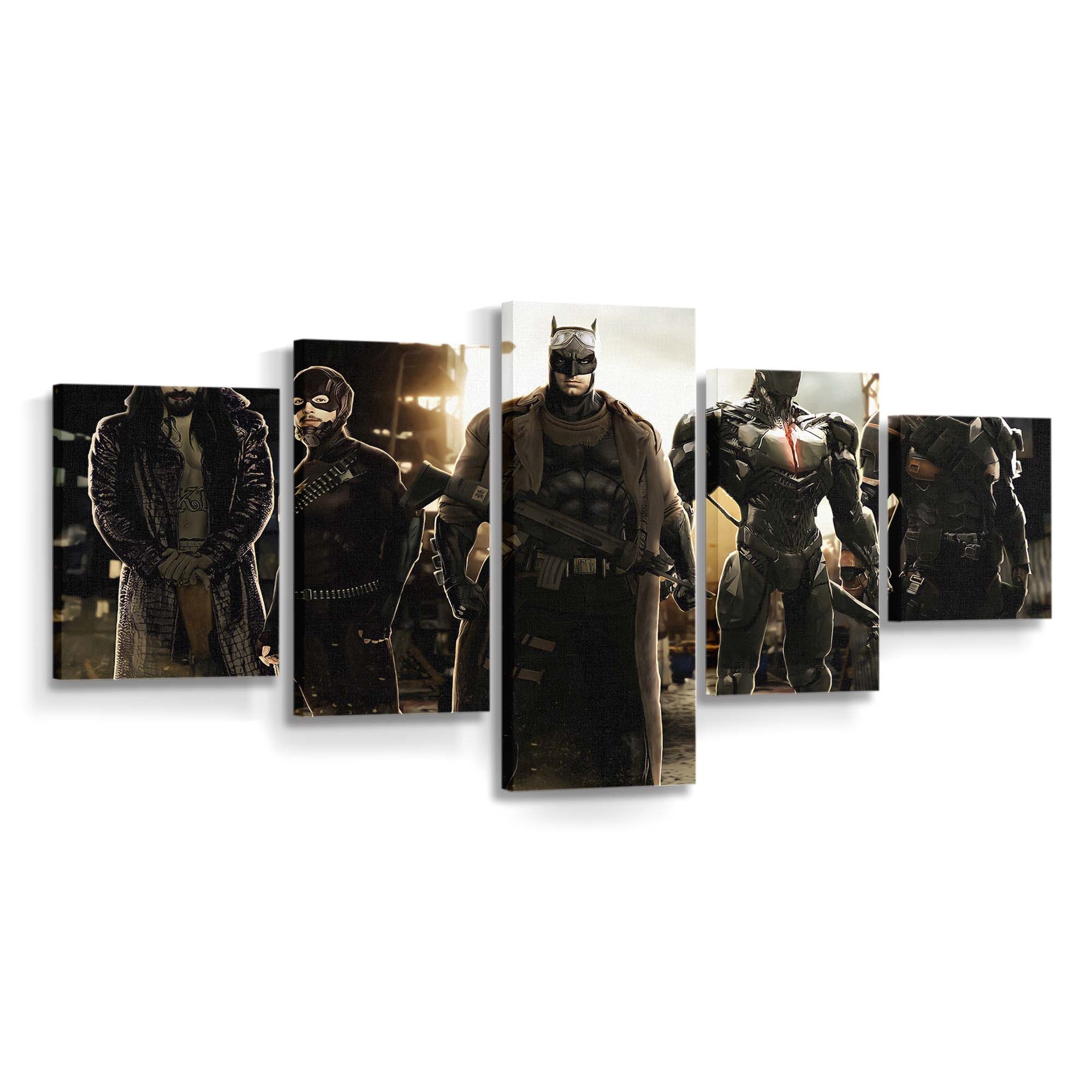 Flash Knightmare Team Batman Leinwandbild – DC Comics Wandbild für Fans