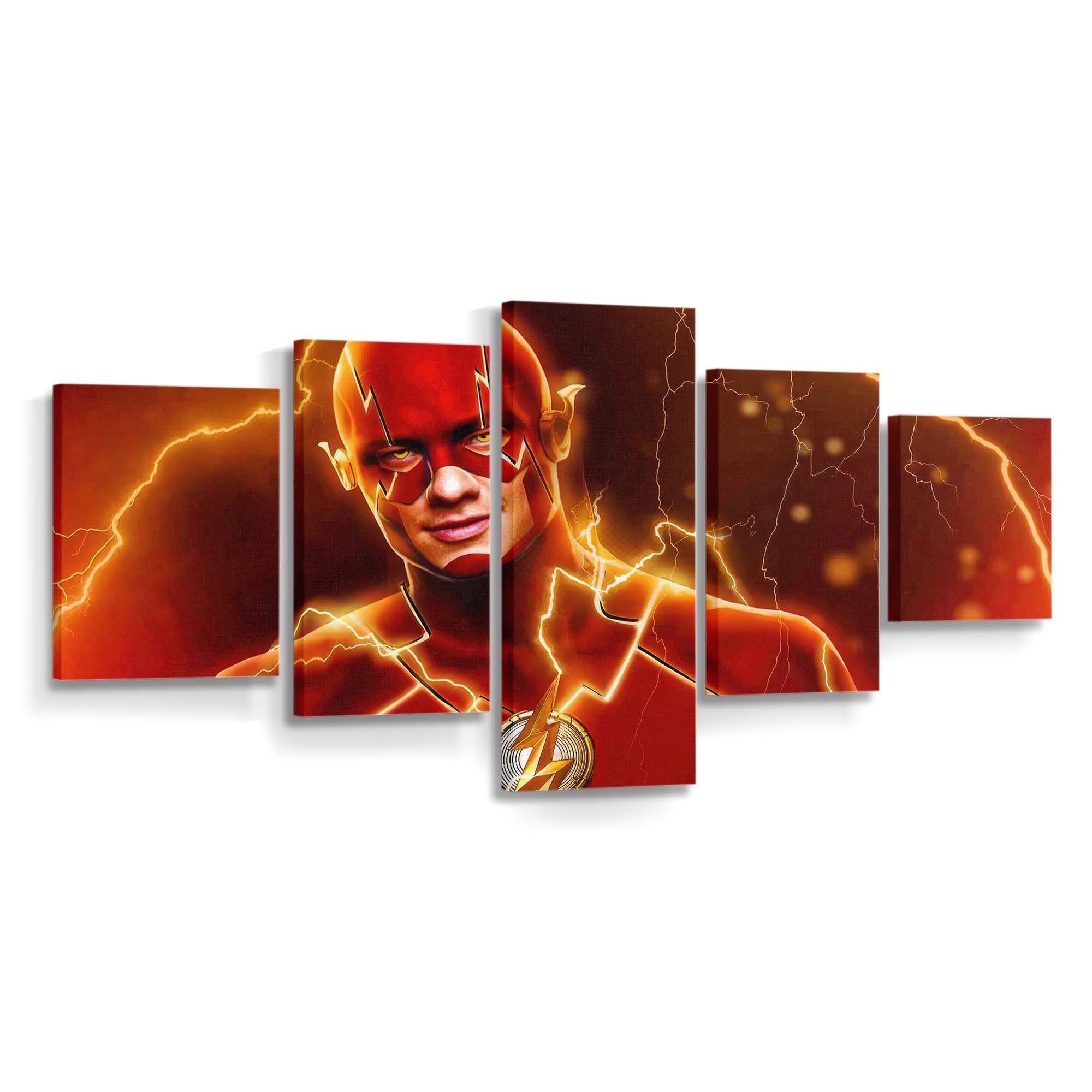 Lucas Till As The Dcu Flash Leinwandbild – DC Comics Wandbild für Fans