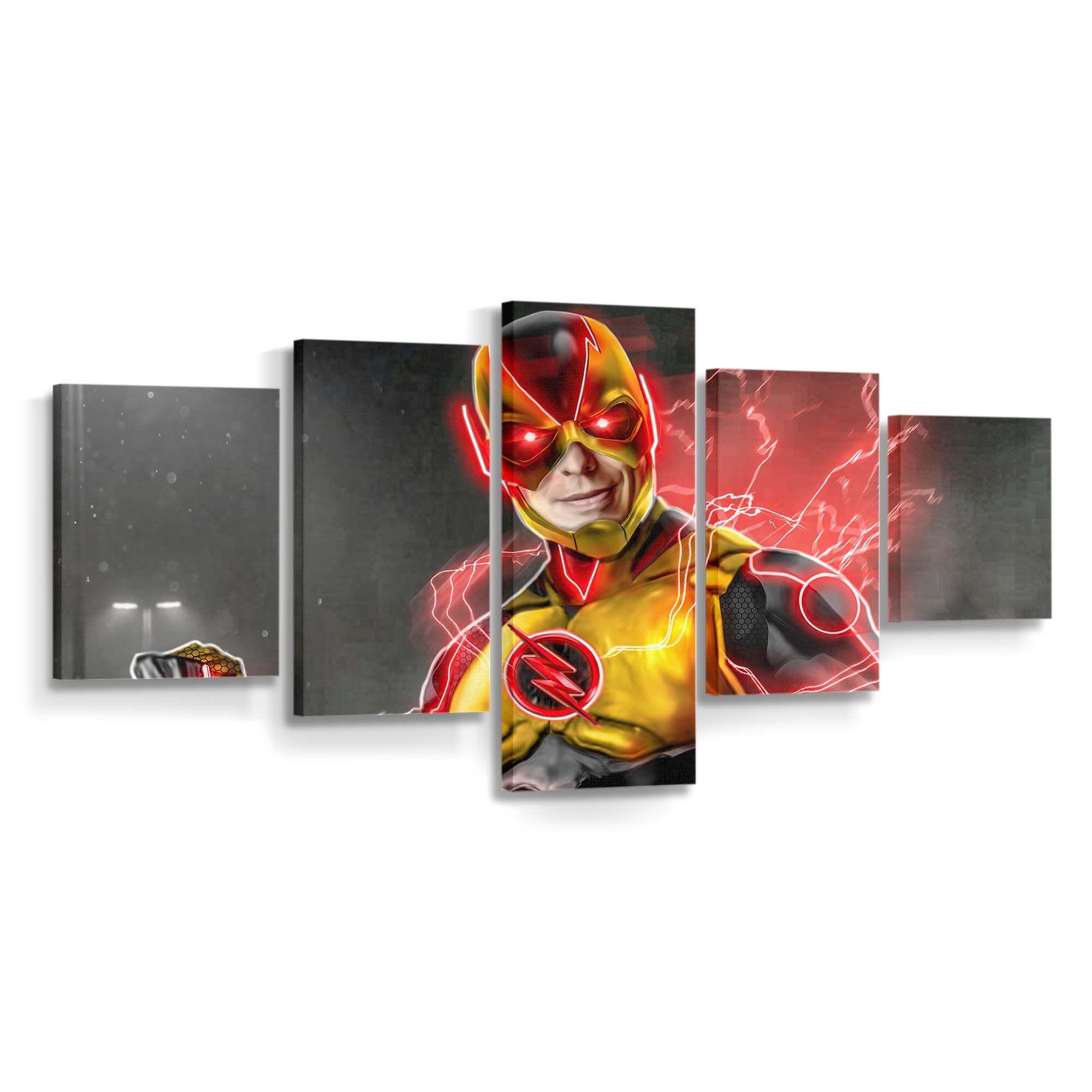 Reverse Flash Injustice Leinwandbild – DC Comics Wandbild für Fans