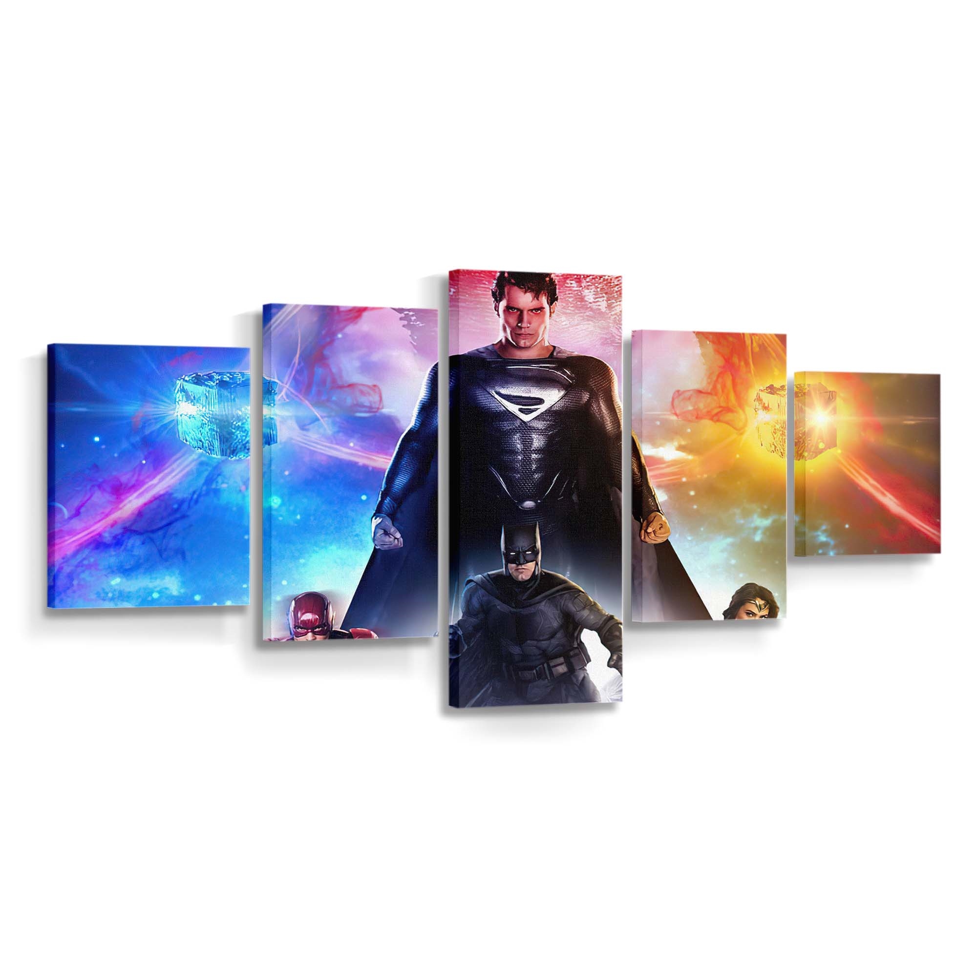 Flash Snydercut Dc Comic Art Leinwandbild – DC Comics Wandbild für Fans