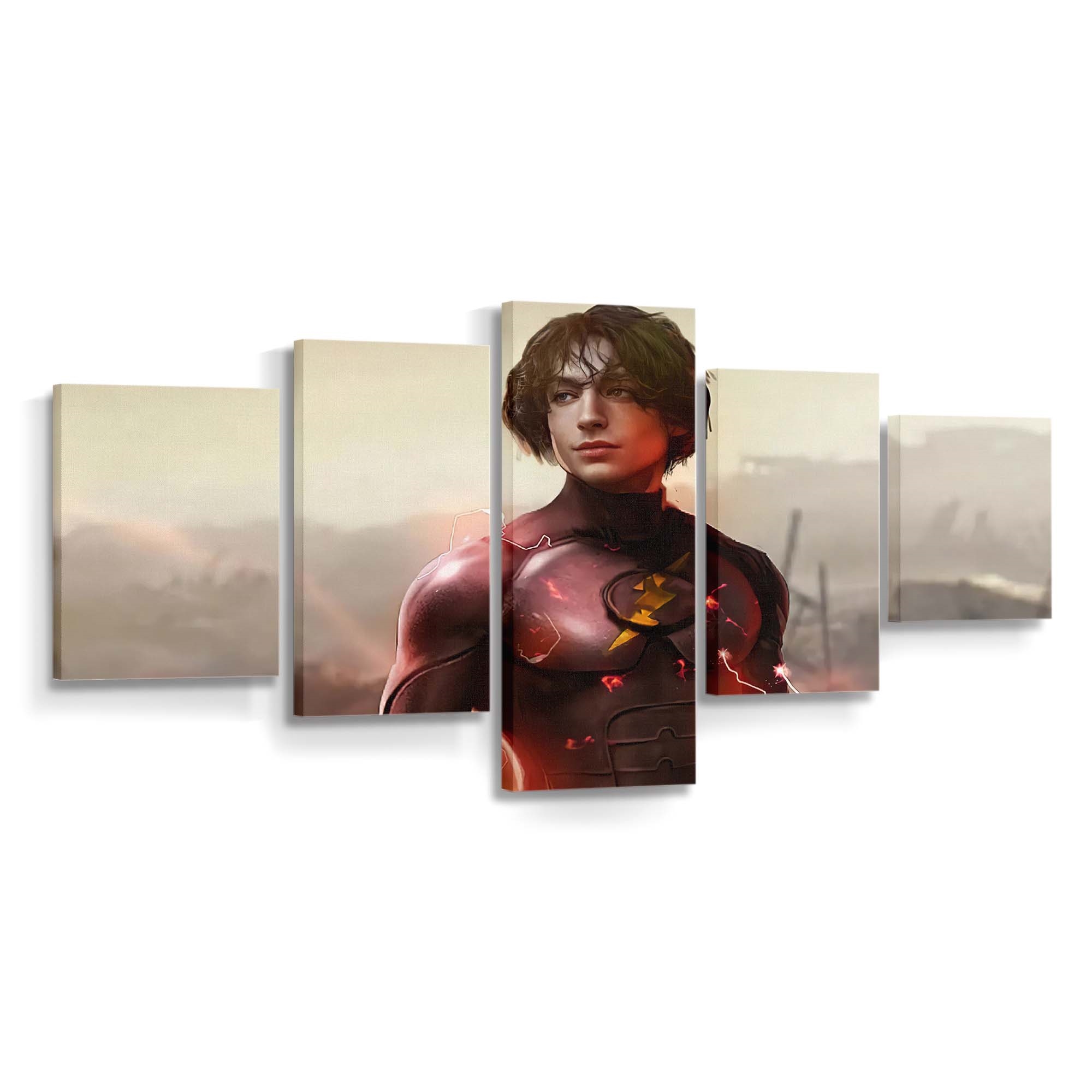 The Evil Flash Leinwandbild – DC Comics Wandbild für Fans