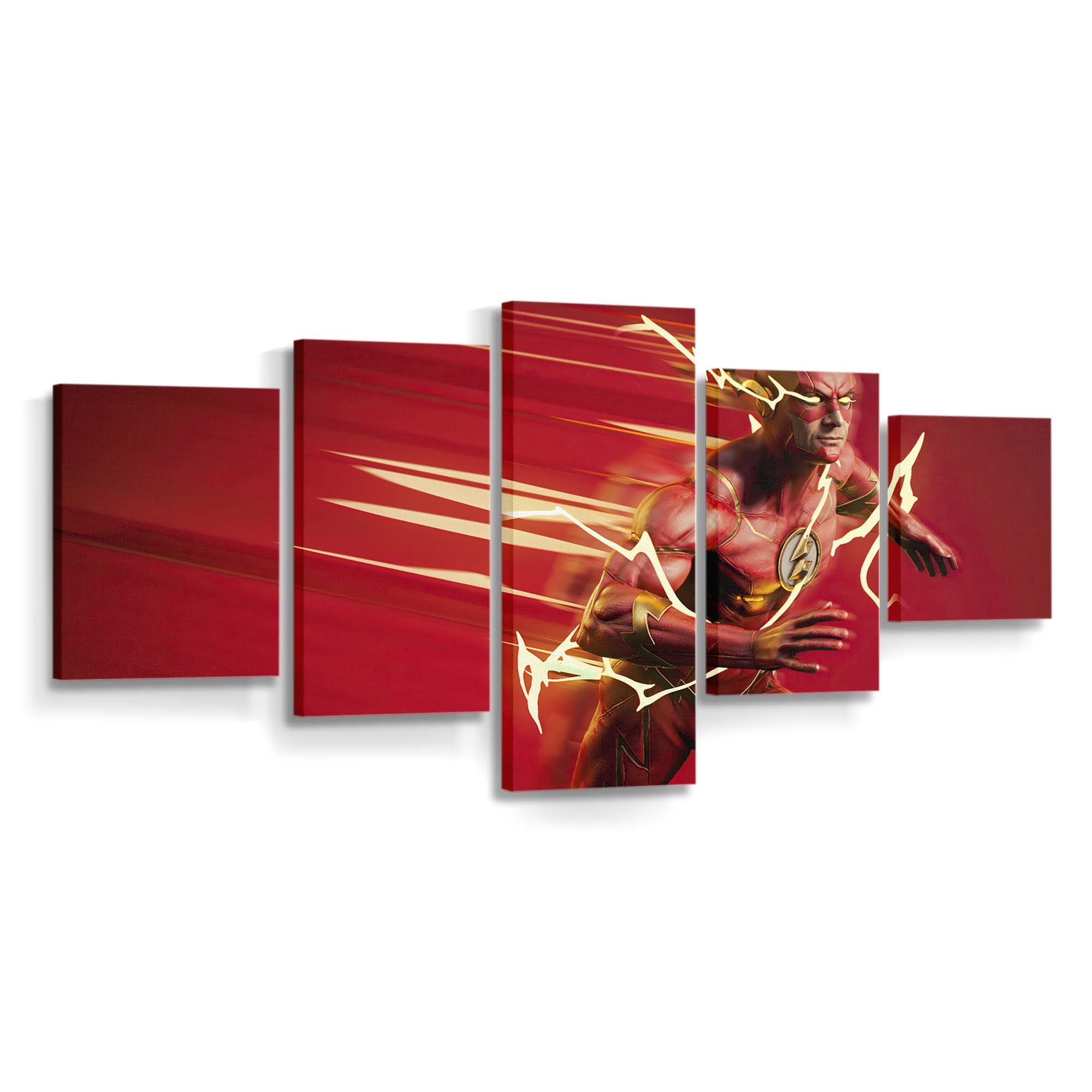 The Fan Art Of Flash Leinwandbild – DC Comics Wandbild für Fans
