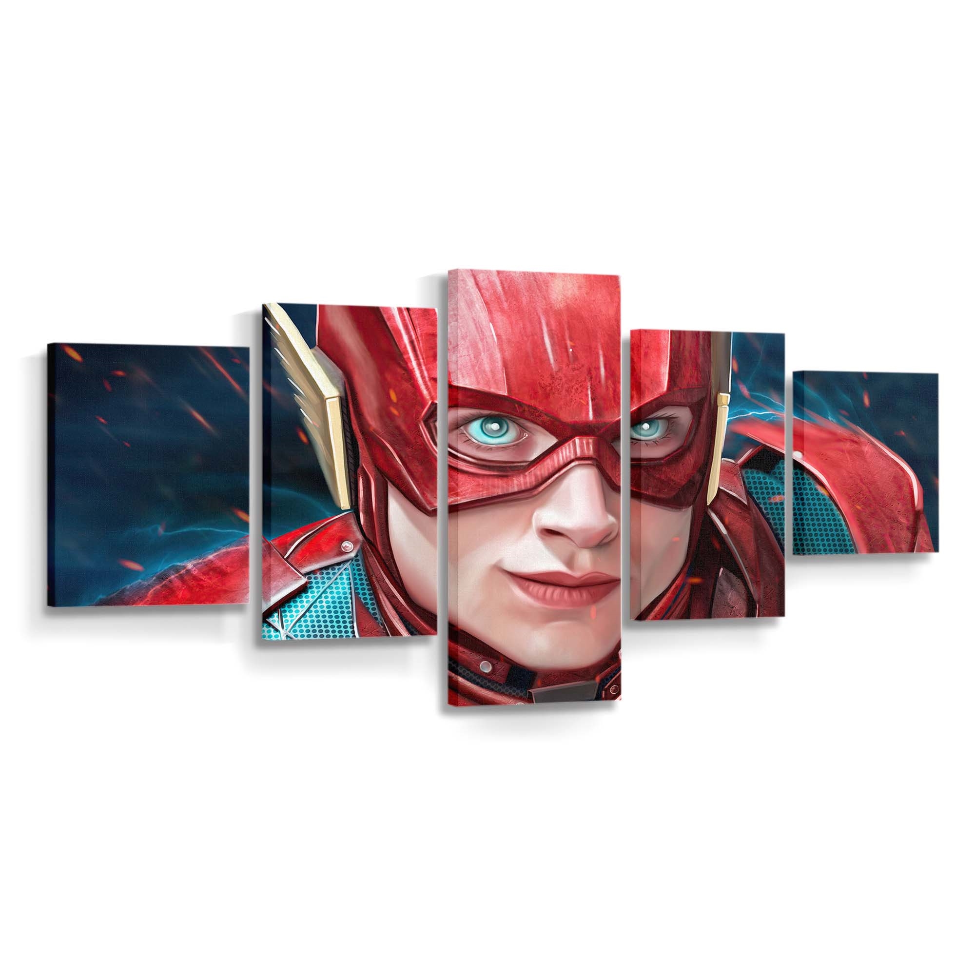 The Flash 2021 Zack Snyders Cut Justice League Leinwandbild – DC Comics Wandbild für Fans
