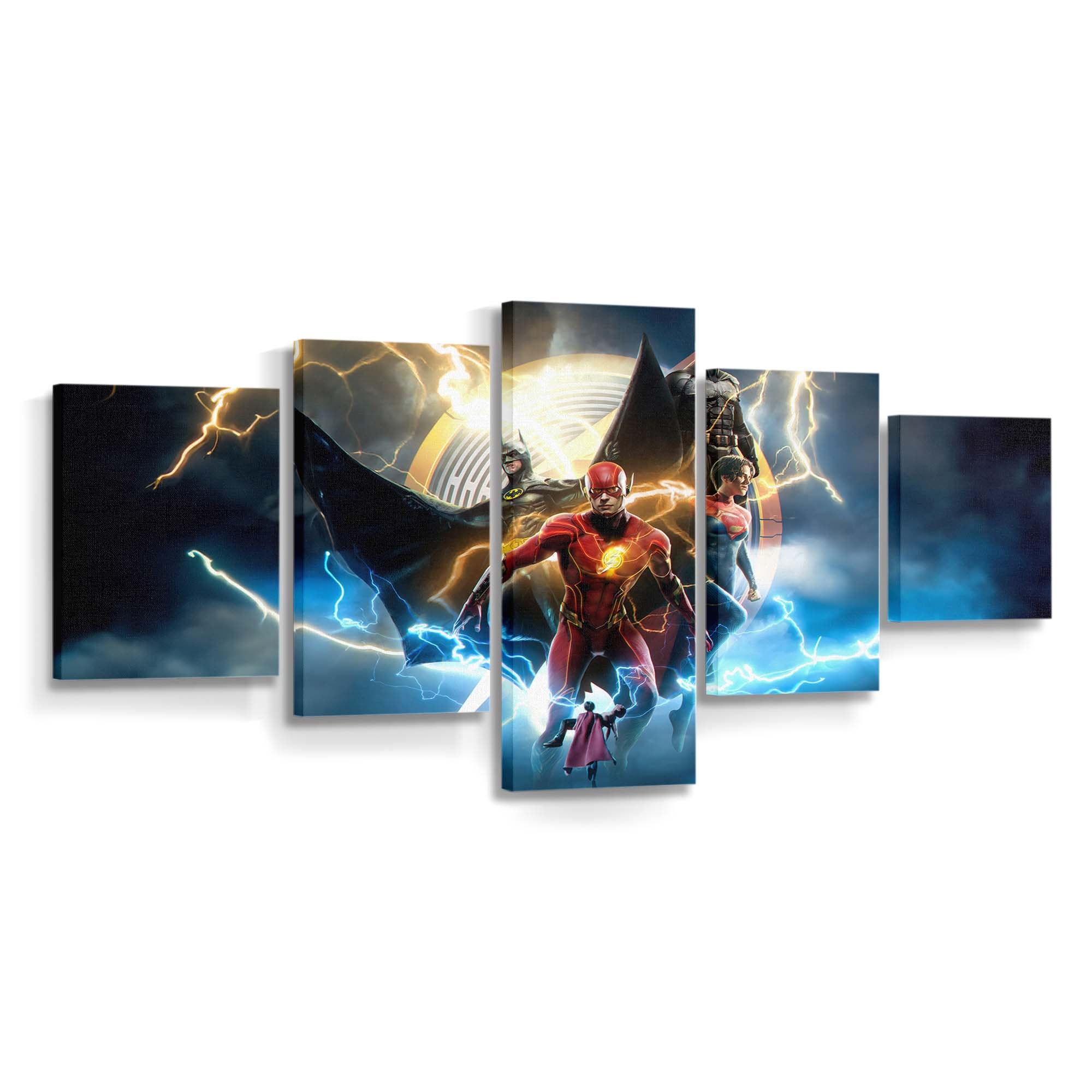The Flash Leinwandbild – DC Comics Wandbild für Fans