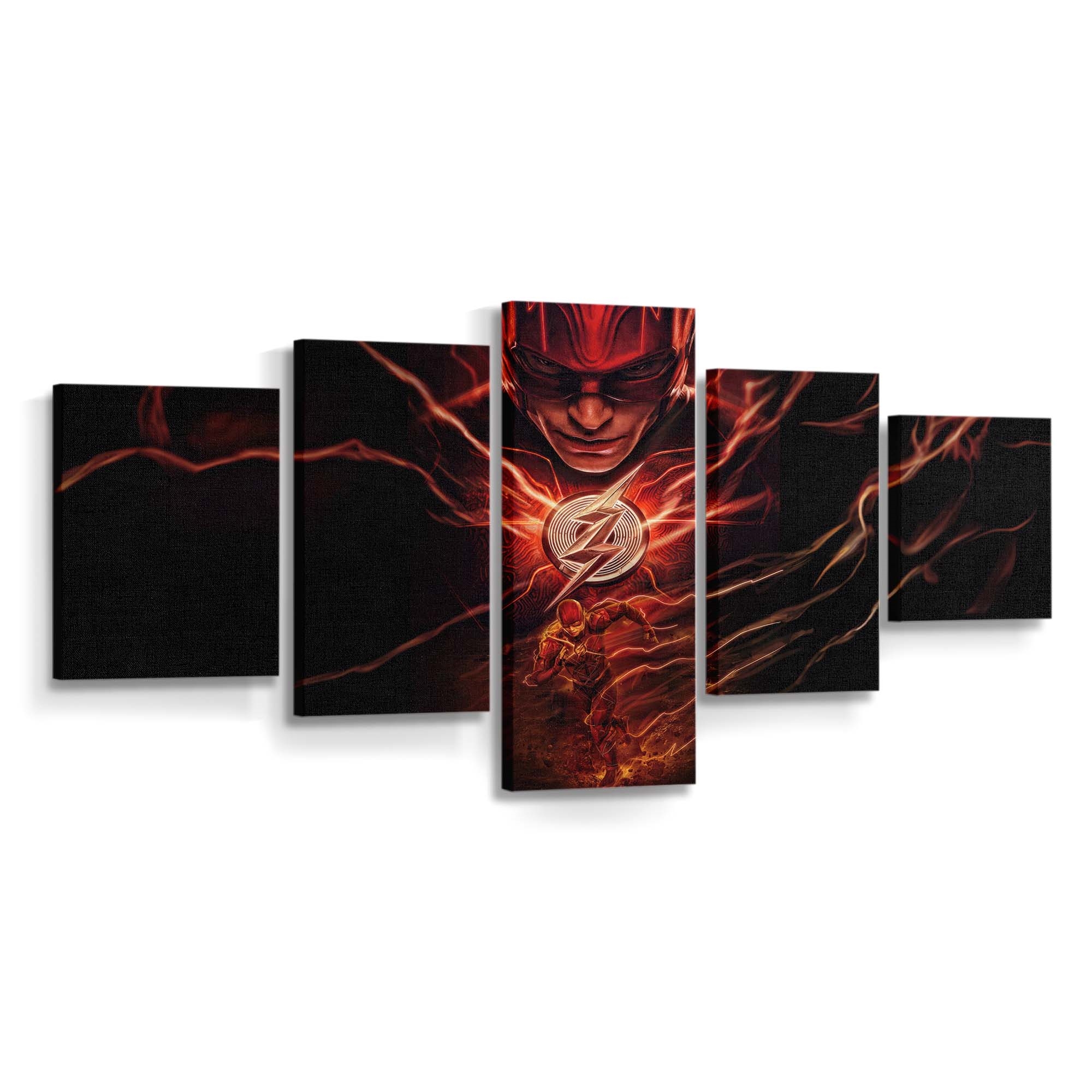 The Flash Barry Allen 2023 Leinwandbild – DC Comics Wandbild für Fans