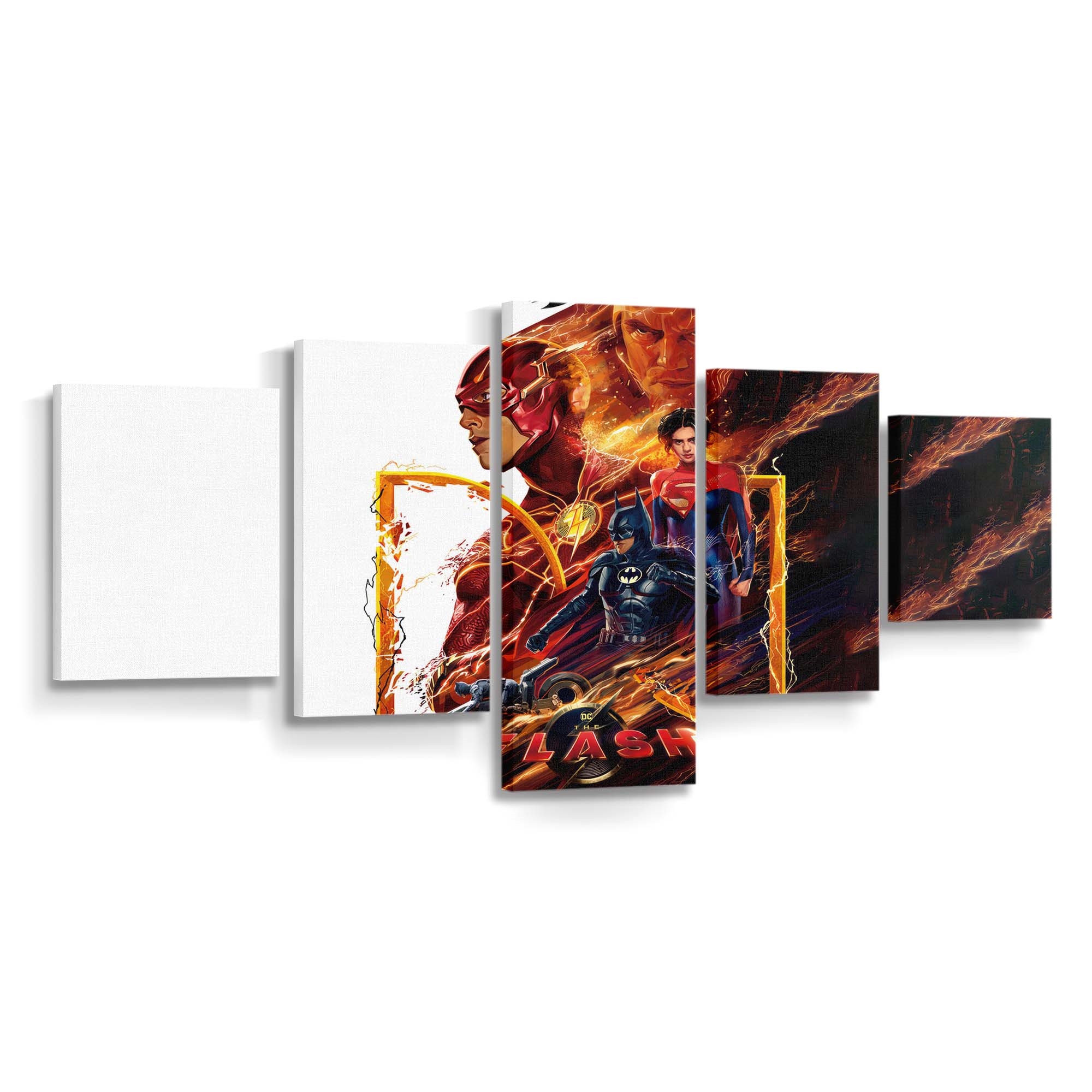 The Flash Dolby Digital Poster Leinwandbild – DC Comics Wandbild für Fans