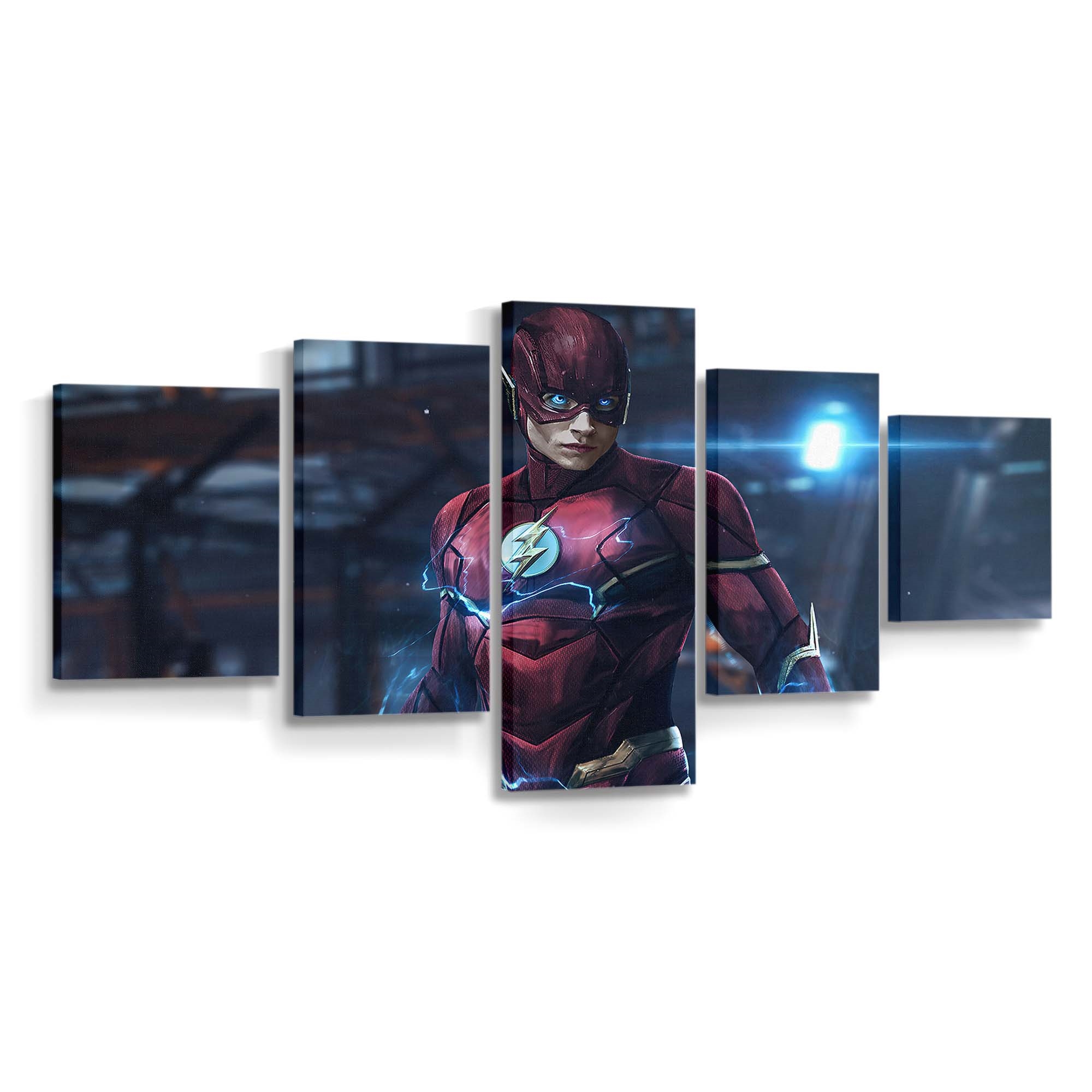 The Flash Erza Miller Leinwandbild – DC Comics Wandbild für Fans