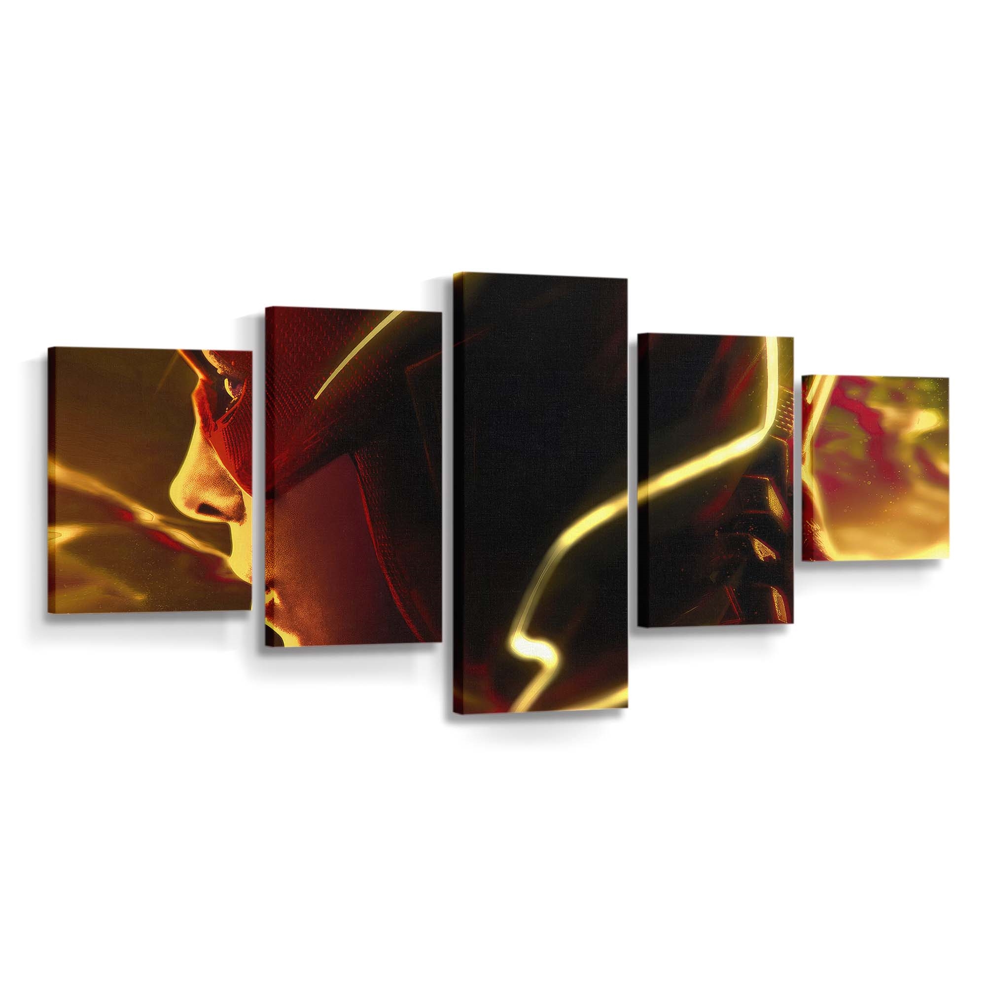 The Flash Fanart Leinwandbild – DC Comics Wandbild für Fans