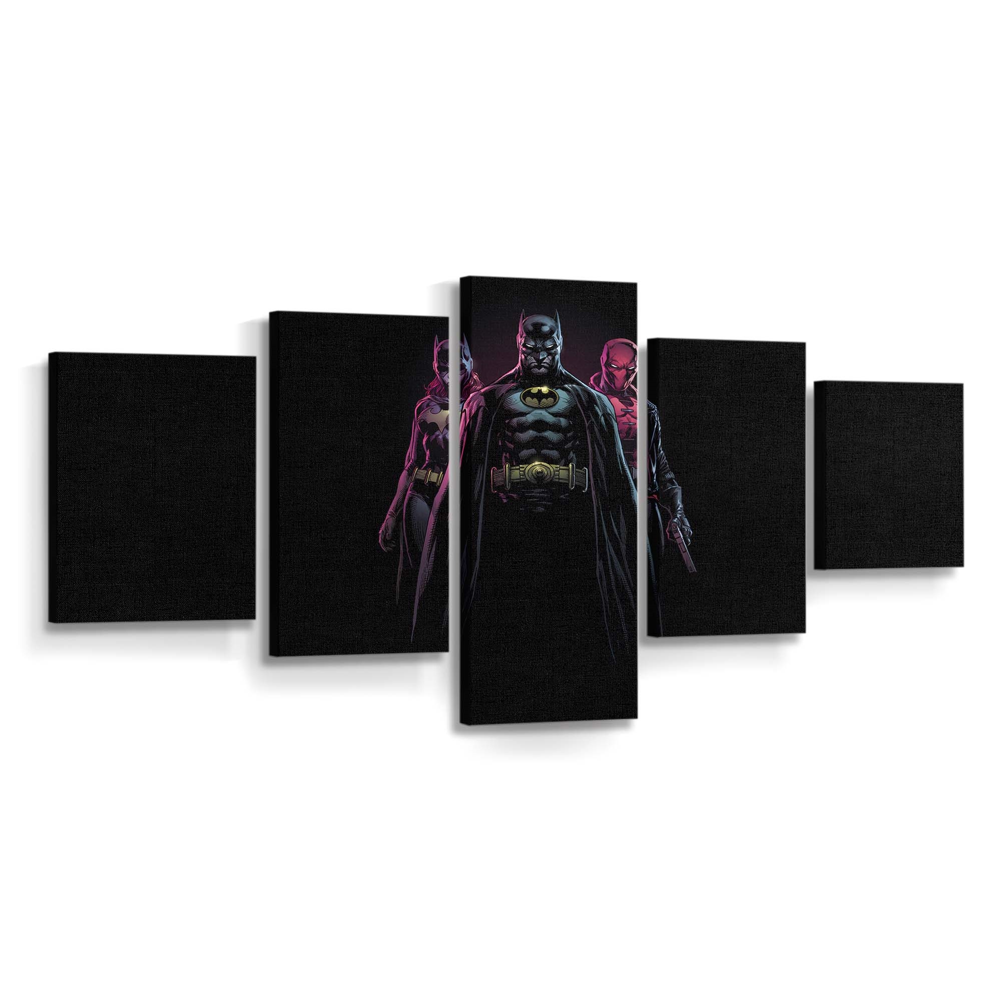 The Flash Featuring Batman And Supergirl Leinwandbild – DC Comics Wandbild für Fans
