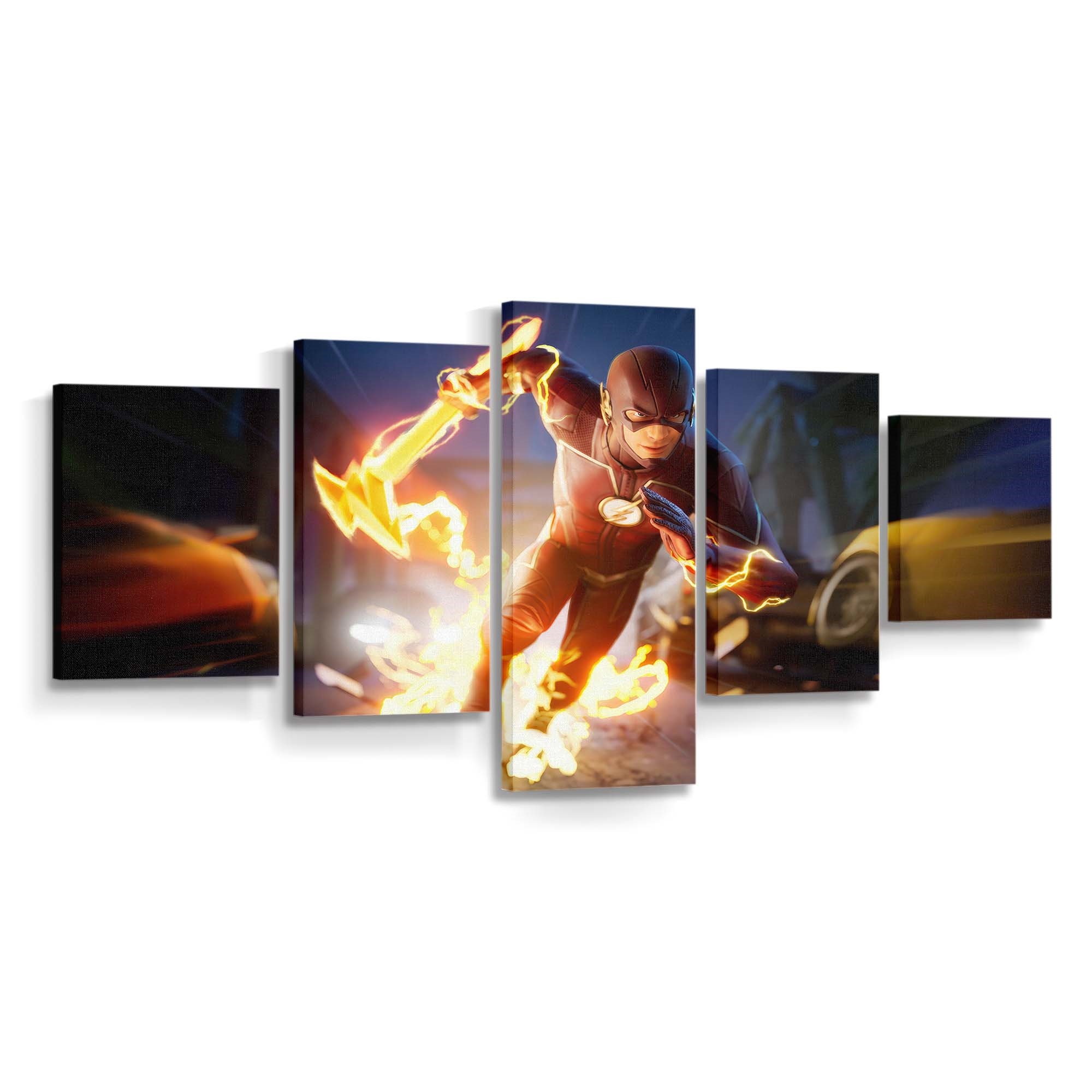 The Flash Fortnite Leinwandbild – DC Comics Wandbild für Fans