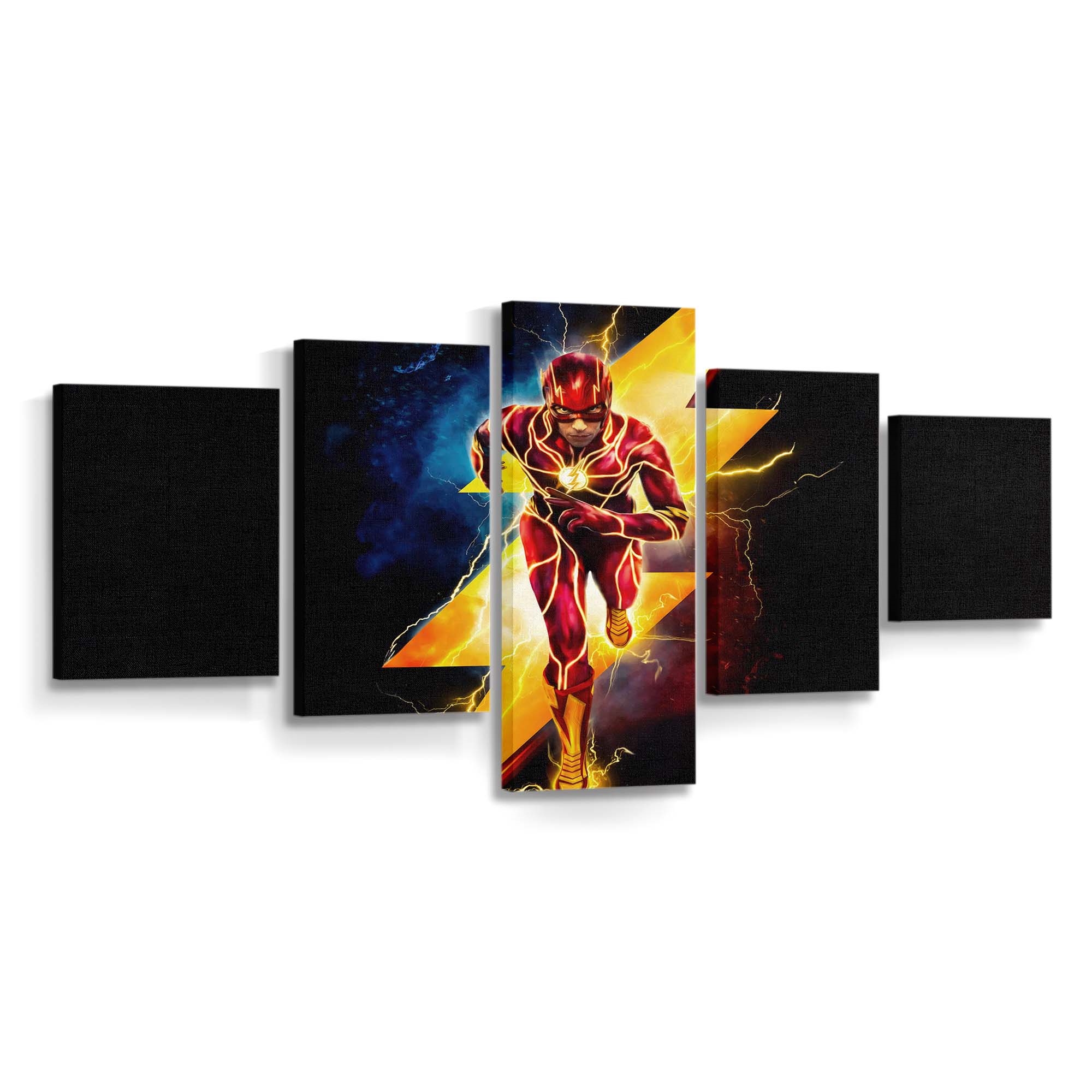 The Flash In Full Sprint Leinwandbild – DC Comics Wandbild für Fans