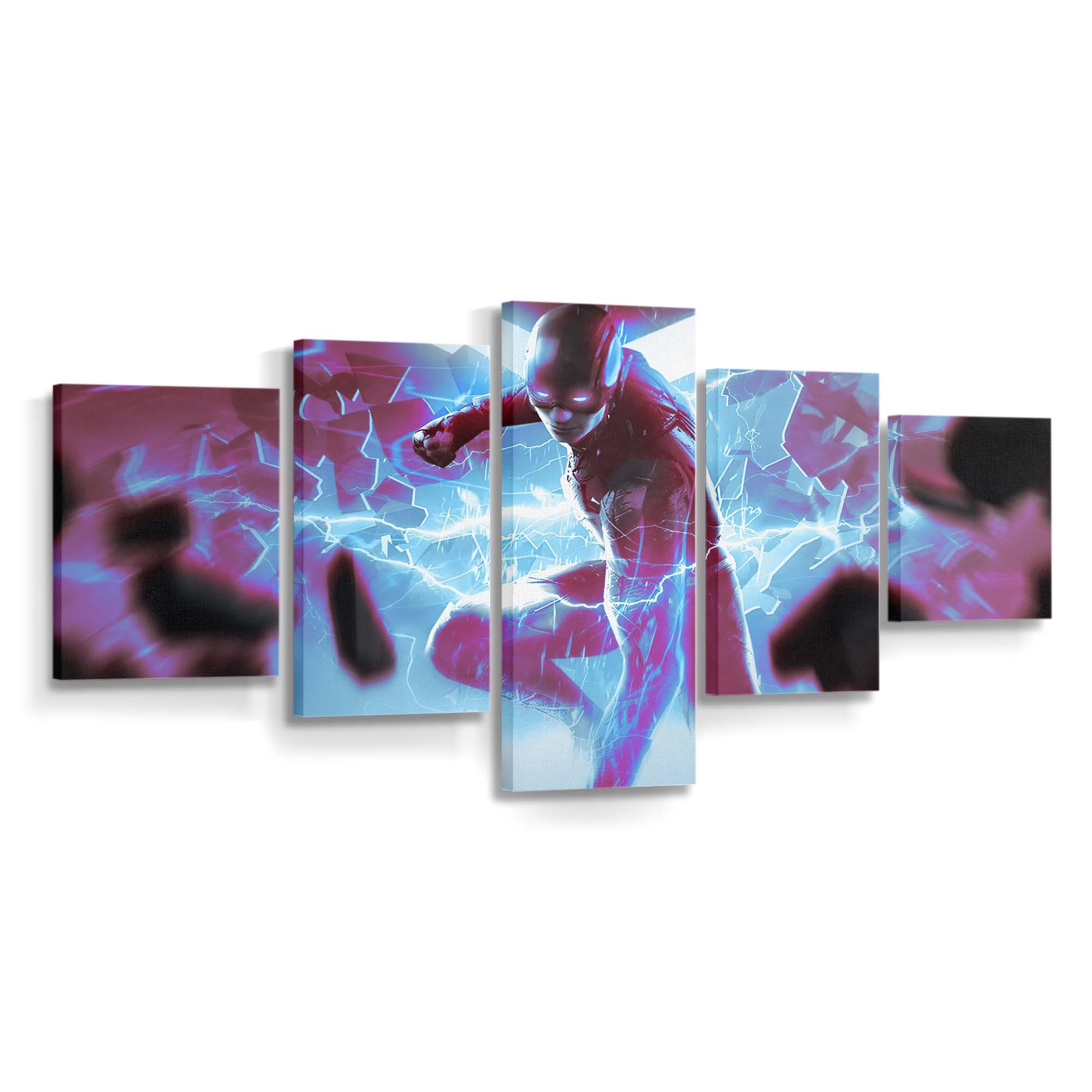 The Flash Justice League Leinwandbild – DC Comics Wandbild für Fans