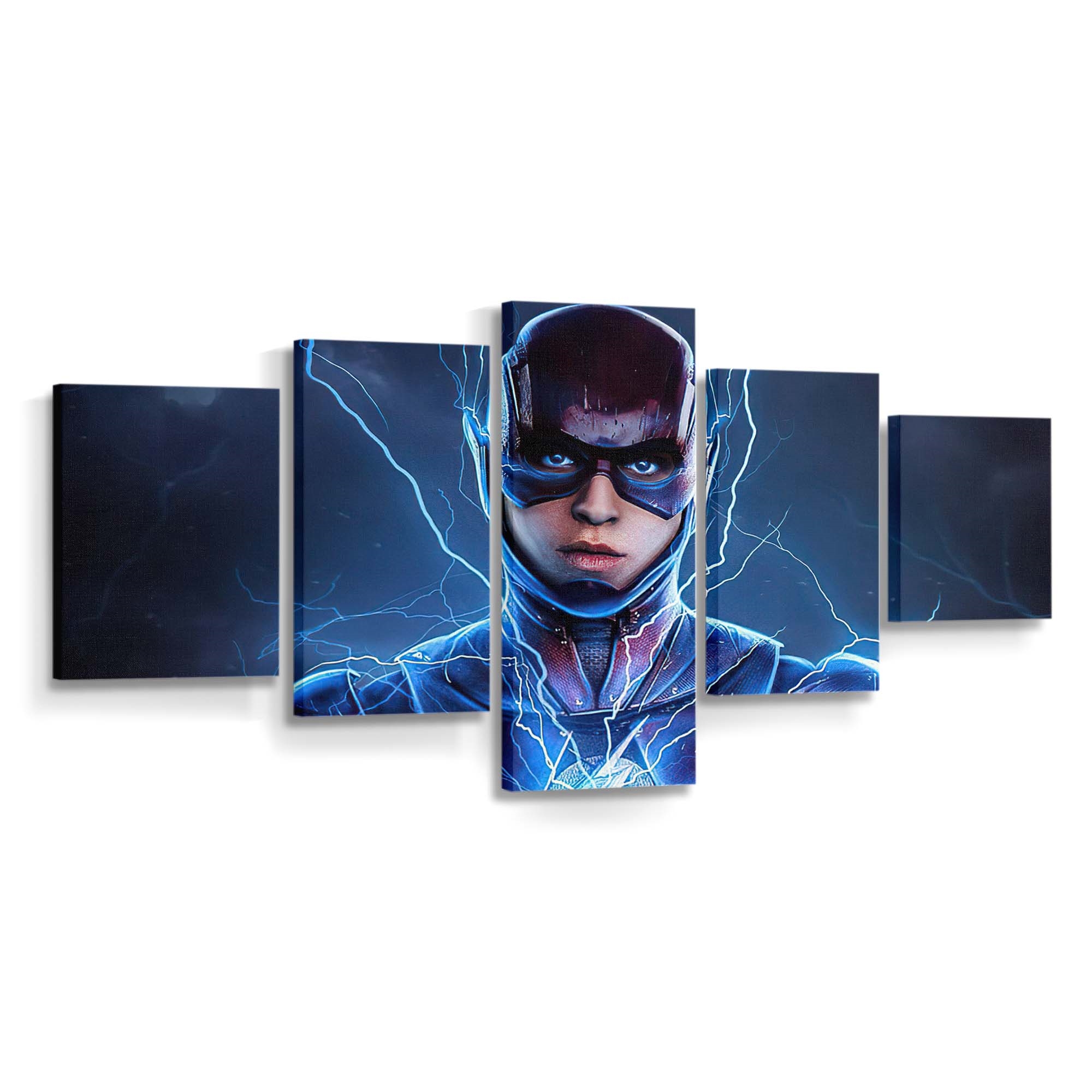 The Flash Lightning Leinwandbild – DC Comics Wandbild für Fans