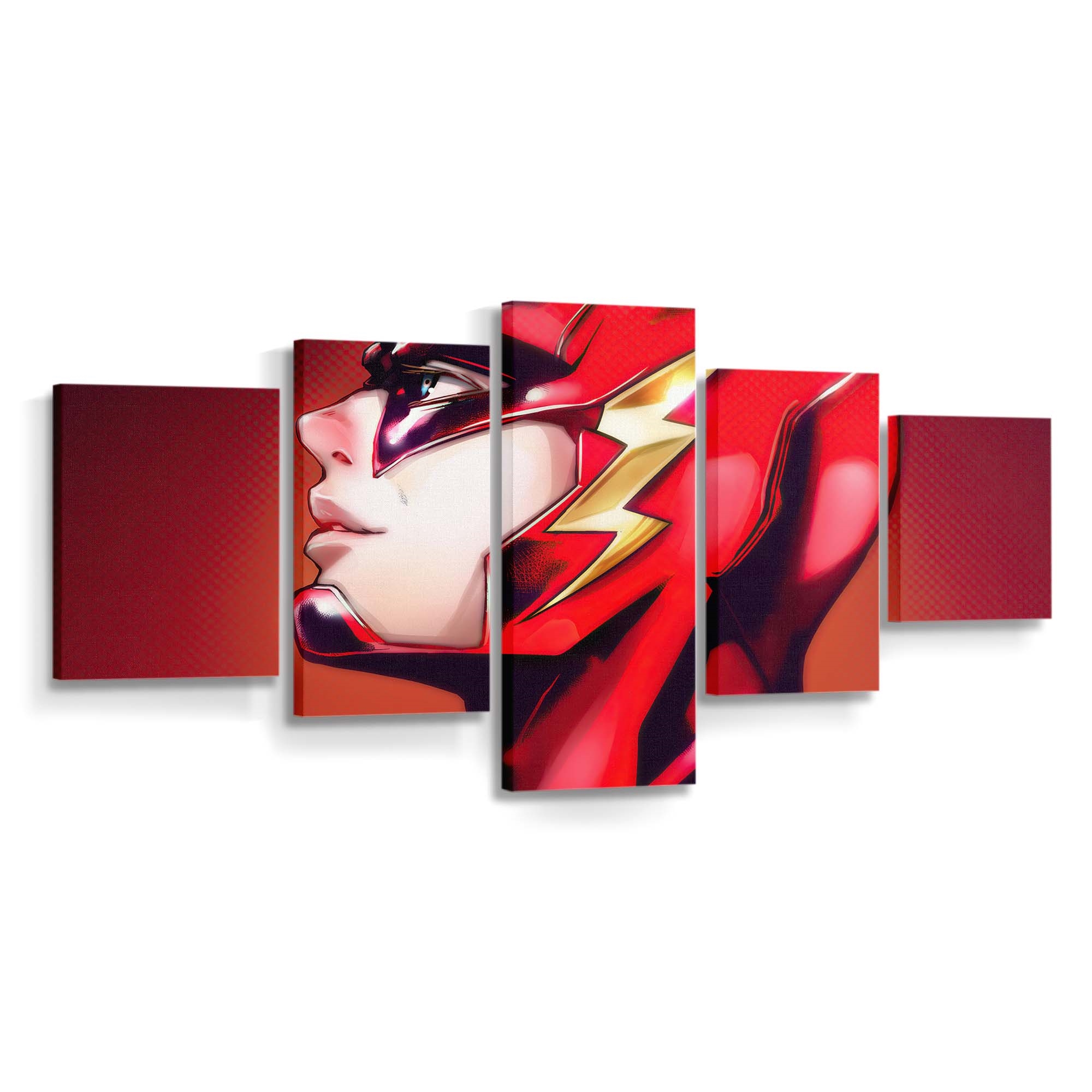 The Flash Mangaish Leinwandbild – DC Comics Wandbild für Fans