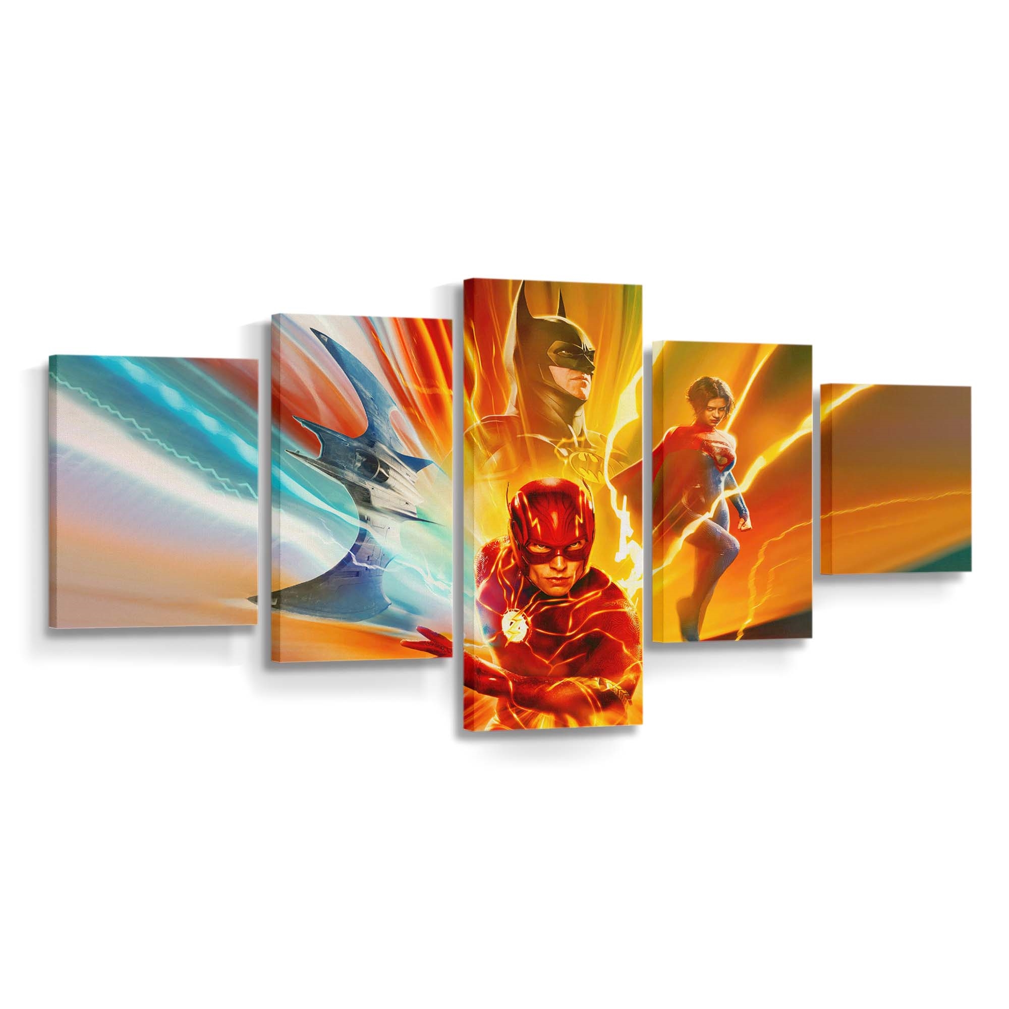 The Flash Movie 4Dx Poster Leinwandbild – DC Comics Wandbild für Fans