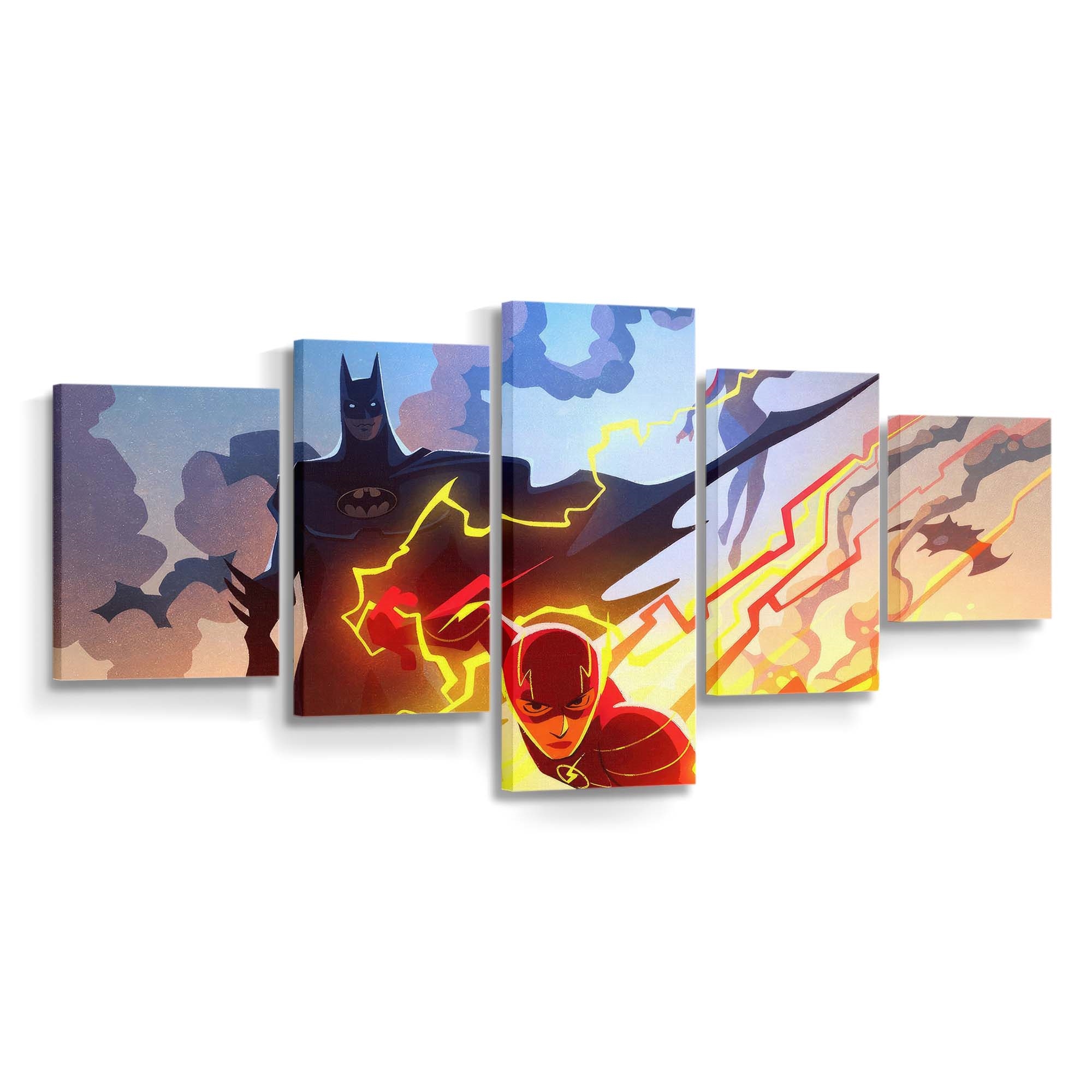 The Flash Movie Comicart Leinwandbild – DC Comics Wandbild für Fans
