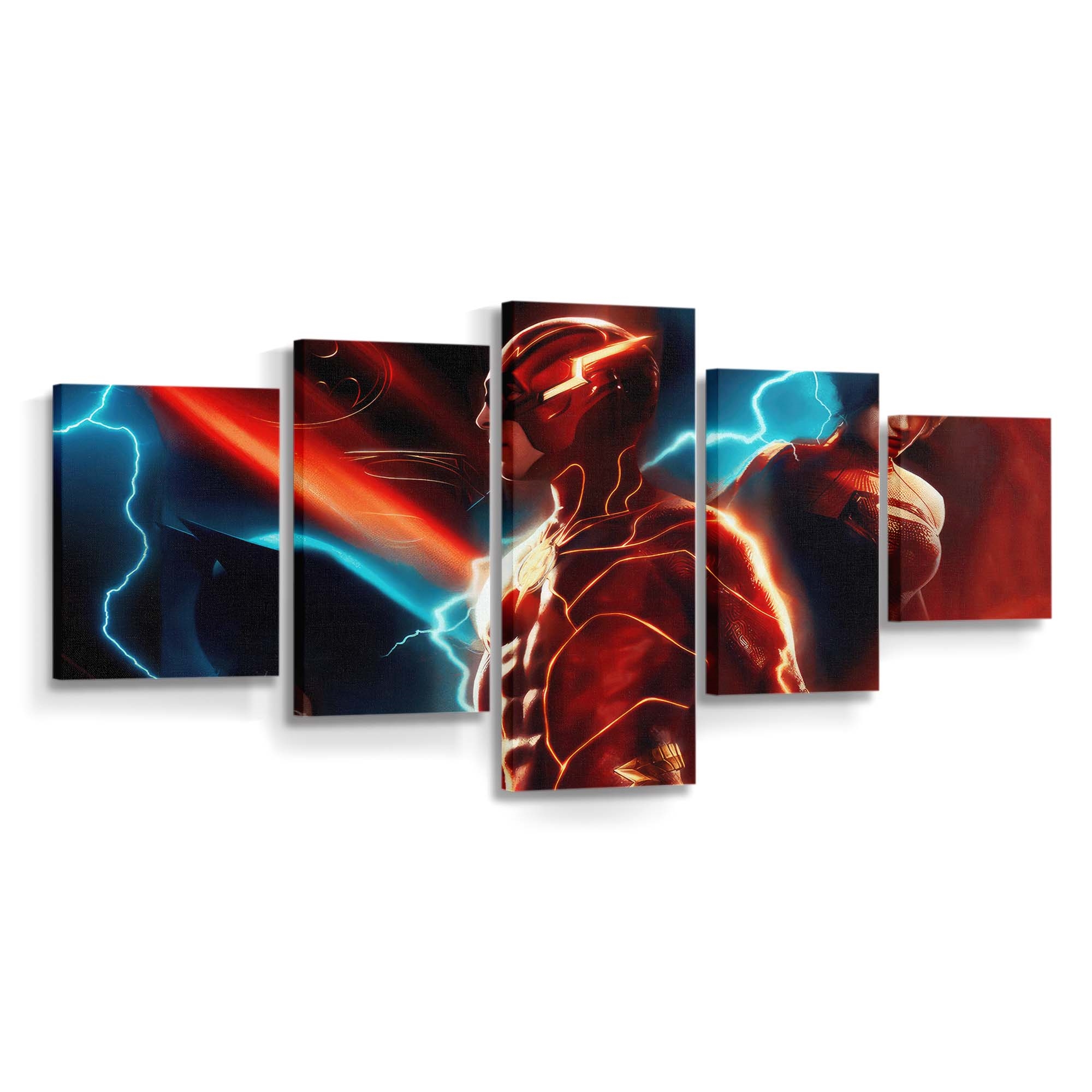 The Flash Movie New Poster Leinwandbild – DC Comics Wandbild für Fans