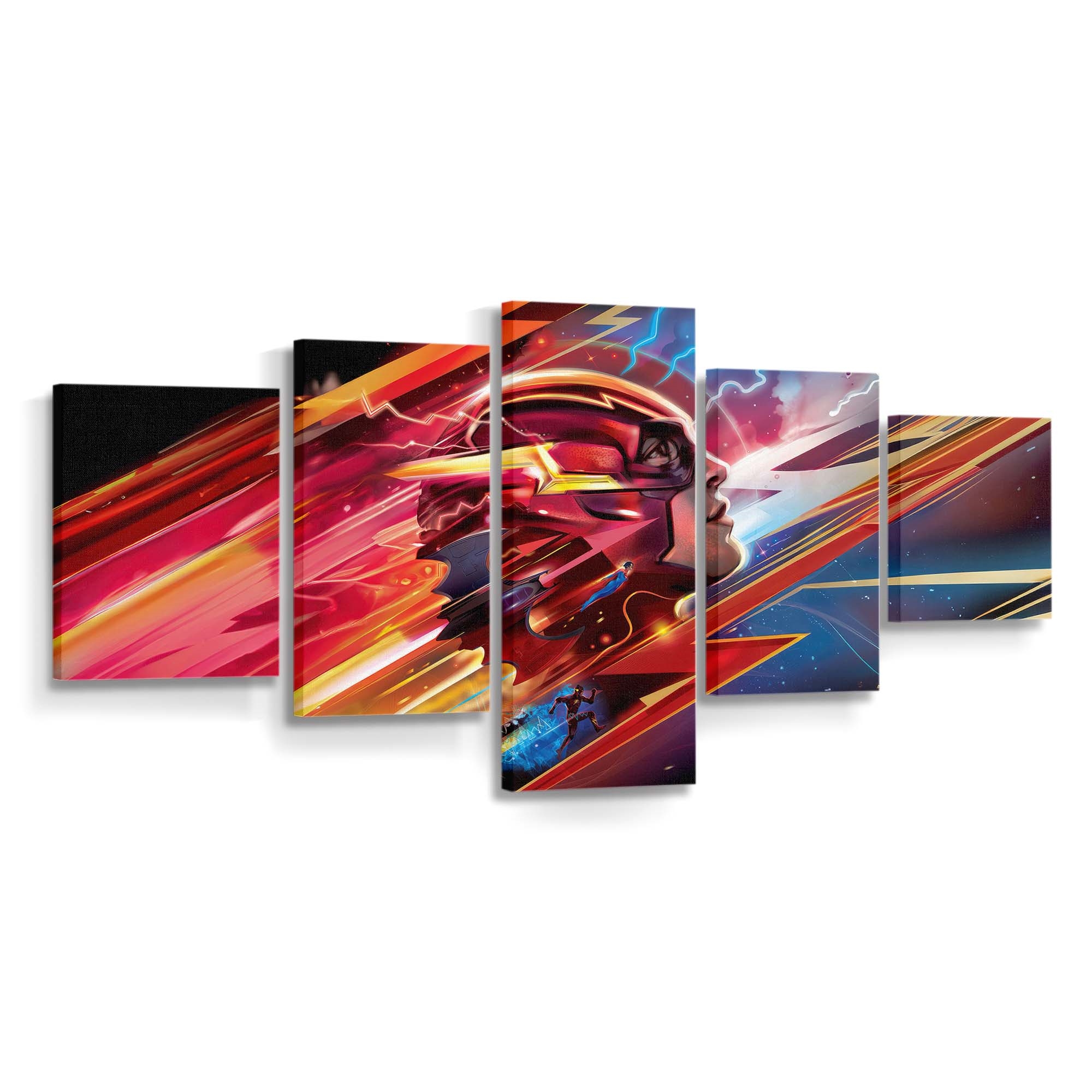 The Flash Movie Official Poster Leinwandbild – DC Comics Wandbild für Fans
