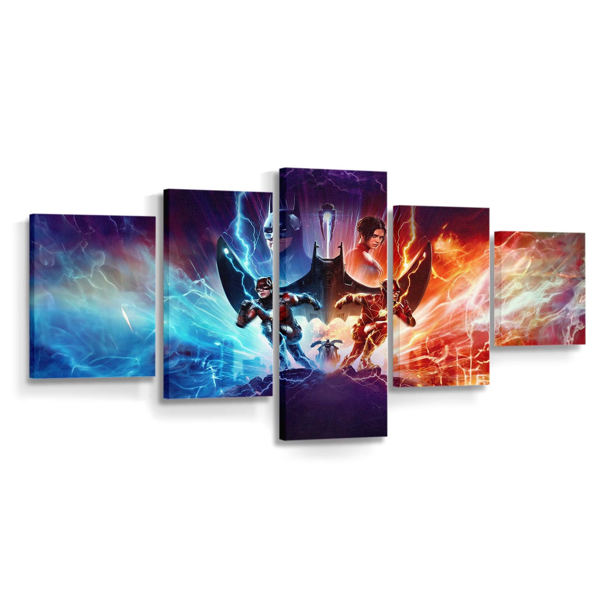 The Flash Movie Poster Leinwandbild – DC Comics Wandbild für Fans