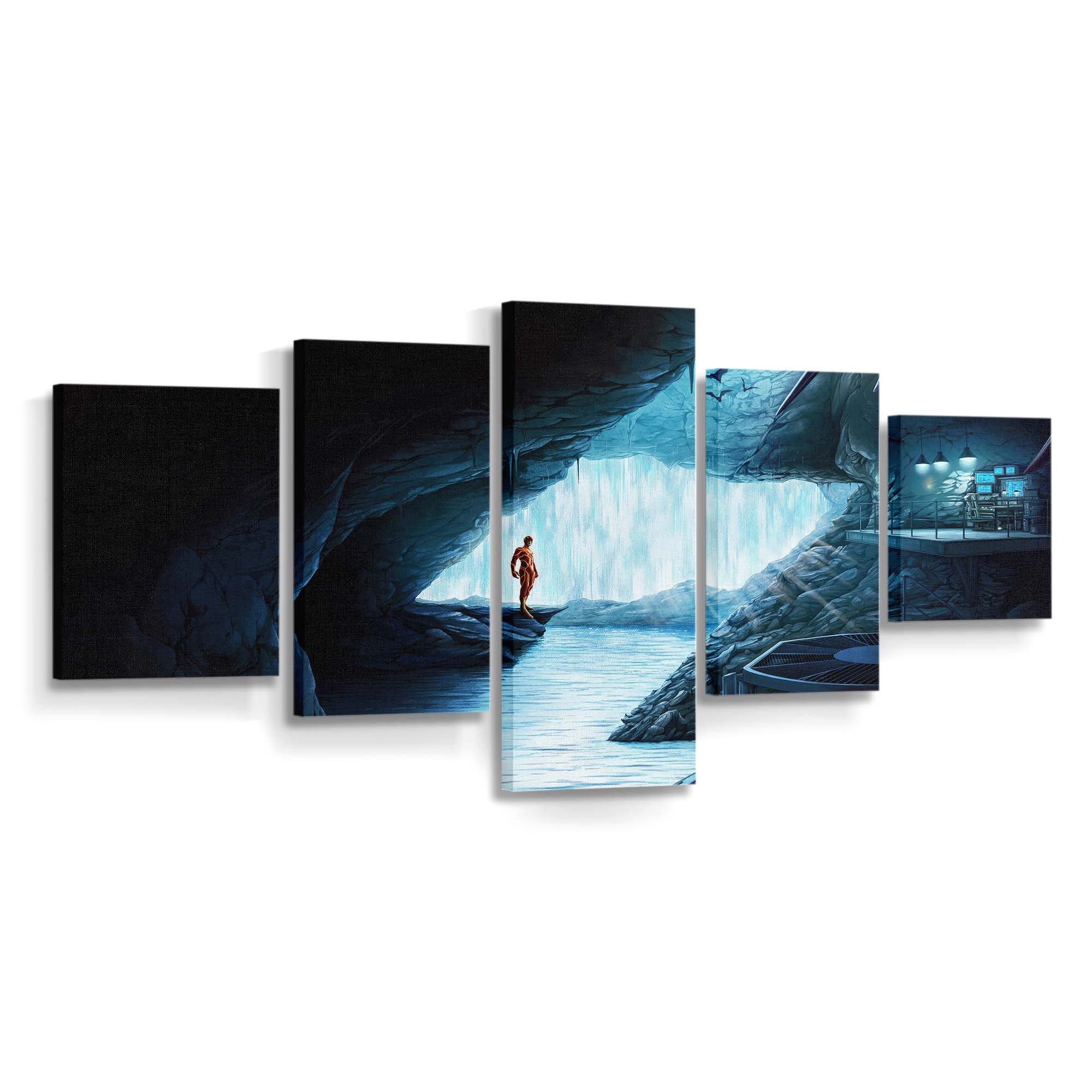 The Flash Movie Poster Art Leinwandbild – DC Comics Wandbild für Fans