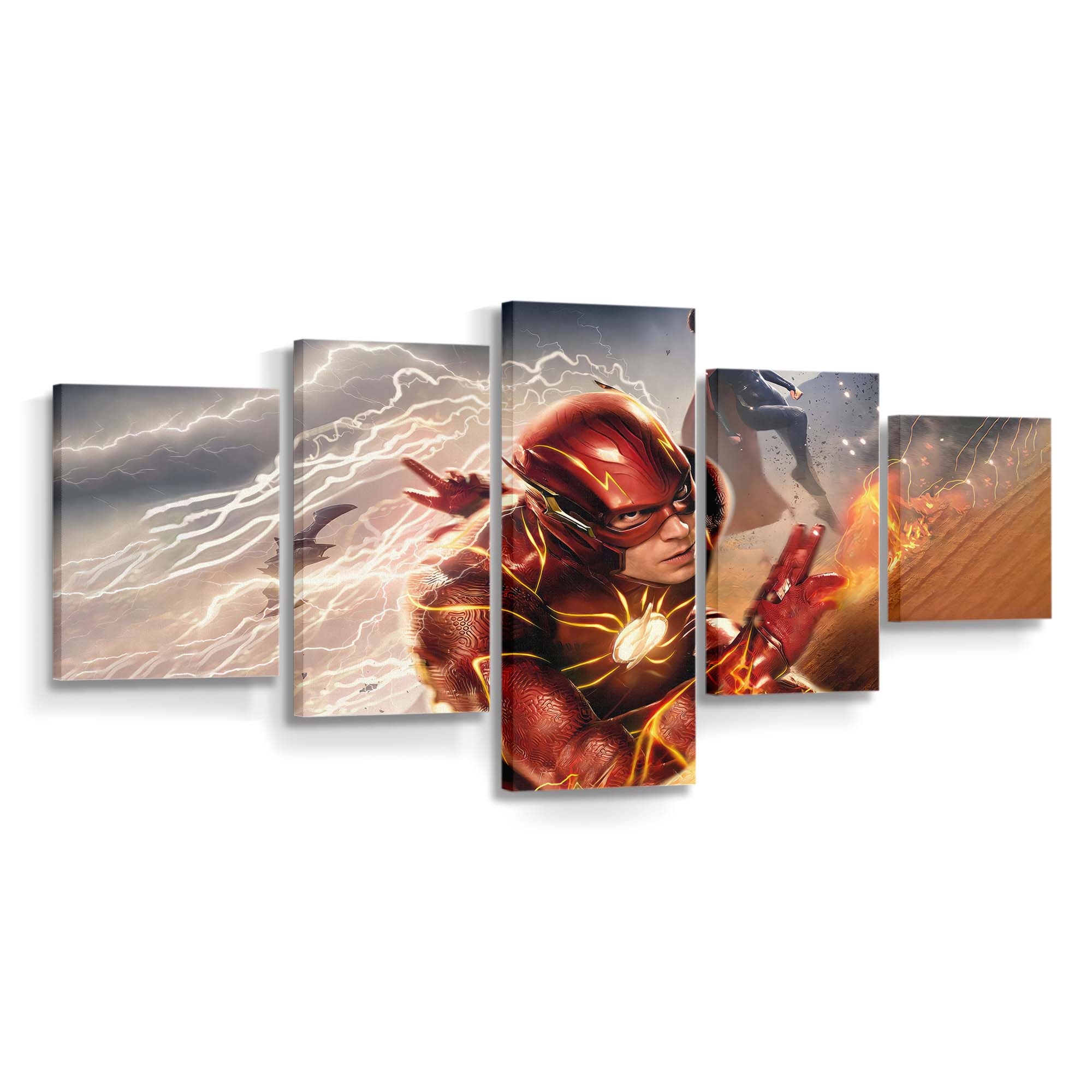 The Flash Movie Screenx Poster Leinwandbild – DC Comics Wandbild für Fans