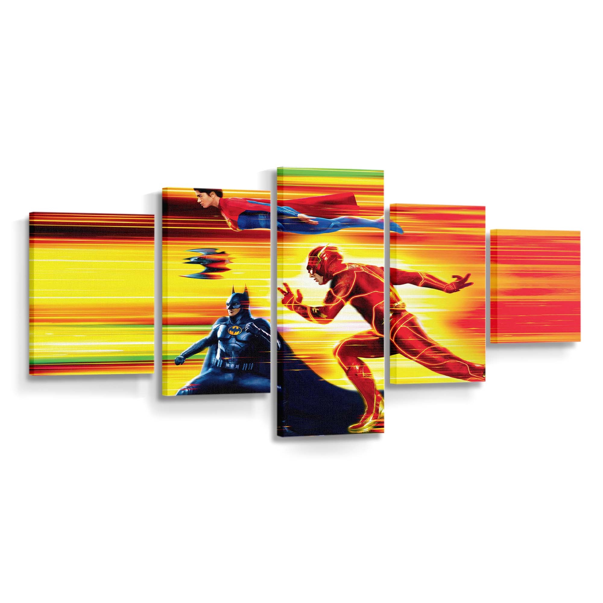 The Flash Movie Superheroes Leinwandbild – DC Comics Wandbild für Fans