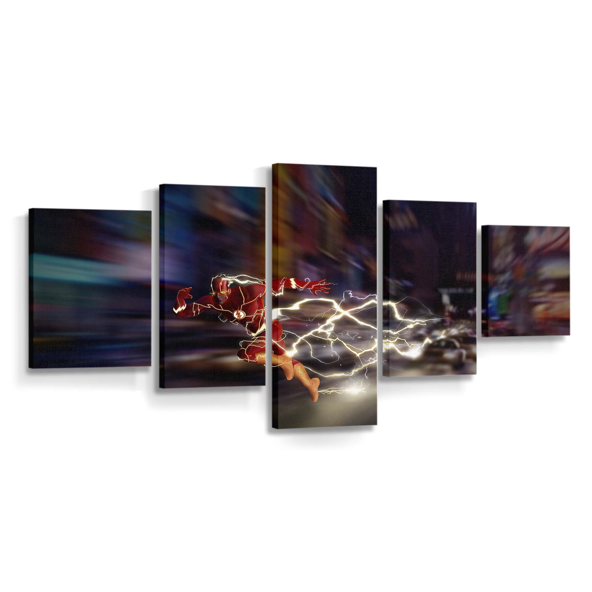 The Flash Run Leinwandbild – DC Comics Wandbild für Fans