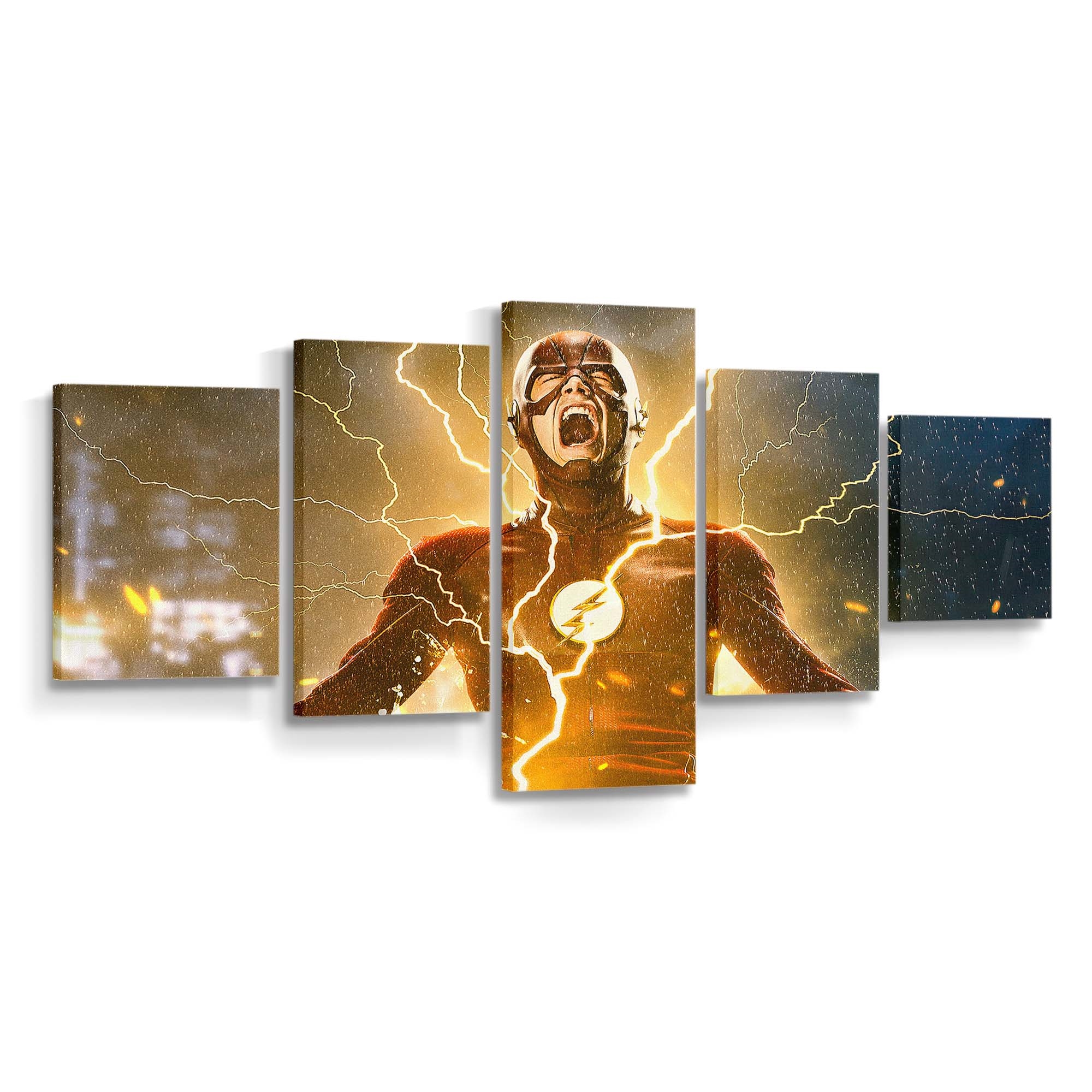 The Flash Season 7 Leinwandbild – DC Comics Wandbild für Fans