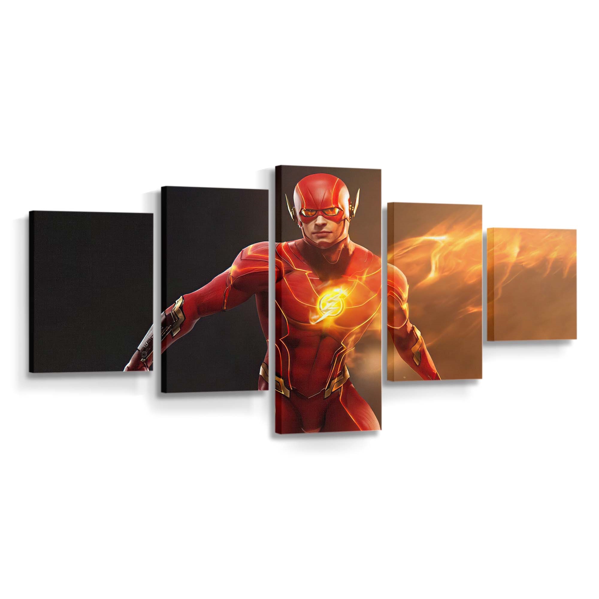 The Flash Superhero 2022 Leinwandbild – DC Comics Wandbild für Fans