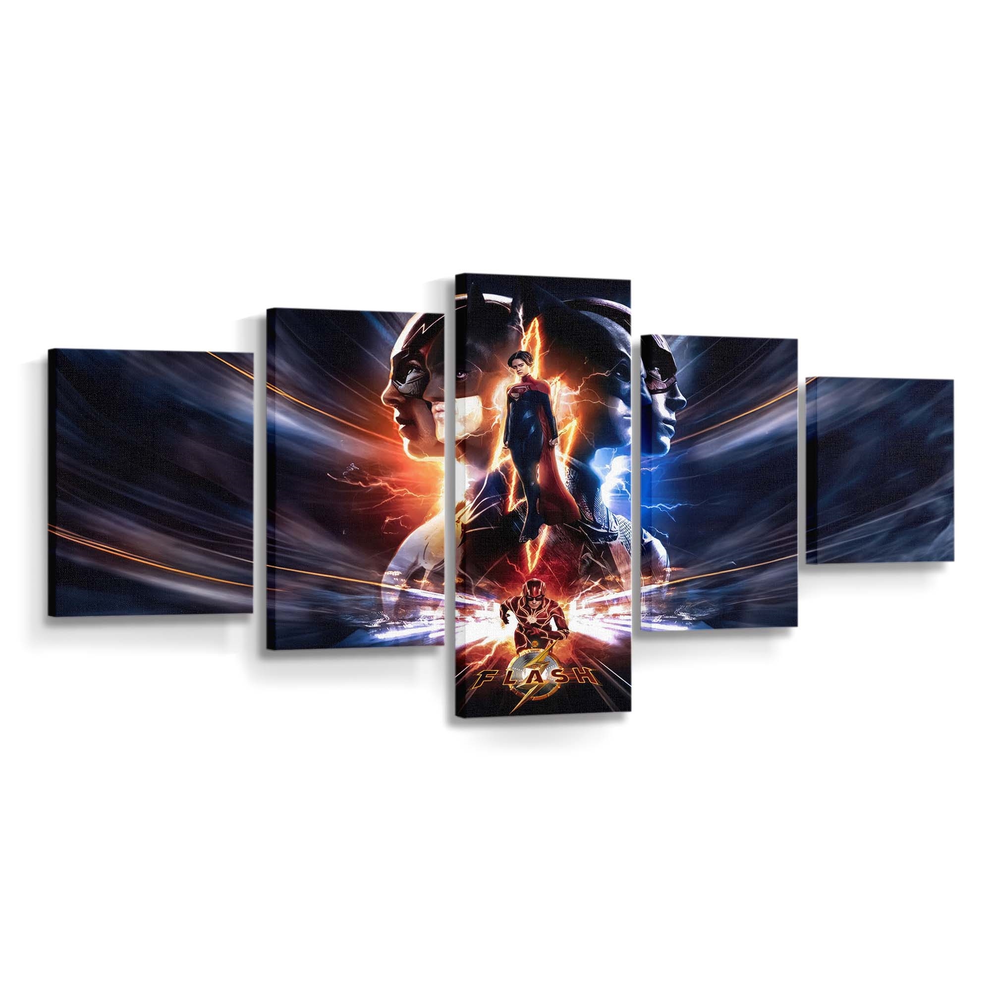 The Flash Where Realities Merge Leinwandbild – DC Comics Wandbild für Fans