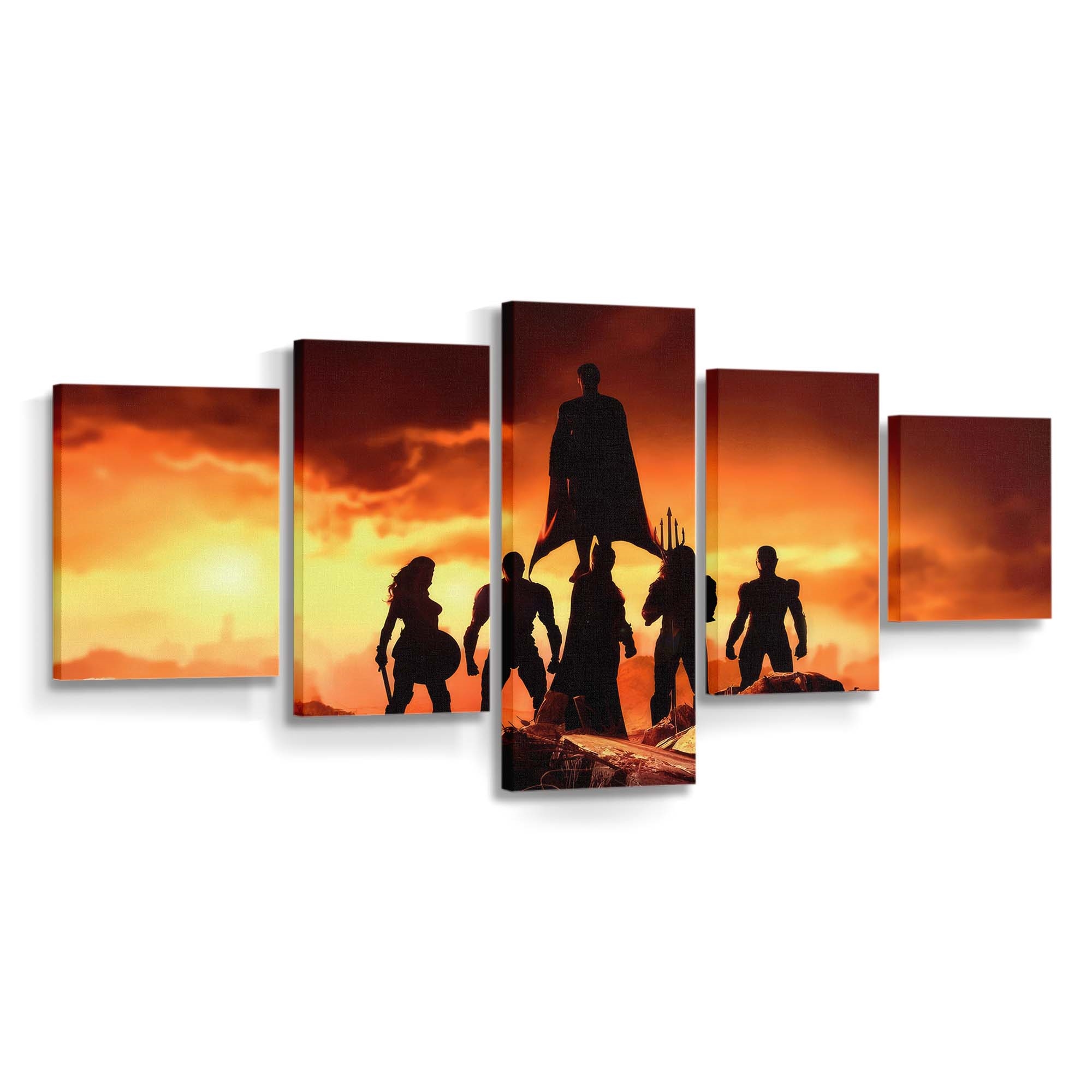 Flash The Justice League Saga Leinwandbild – DC Comics Wandbild für Fans