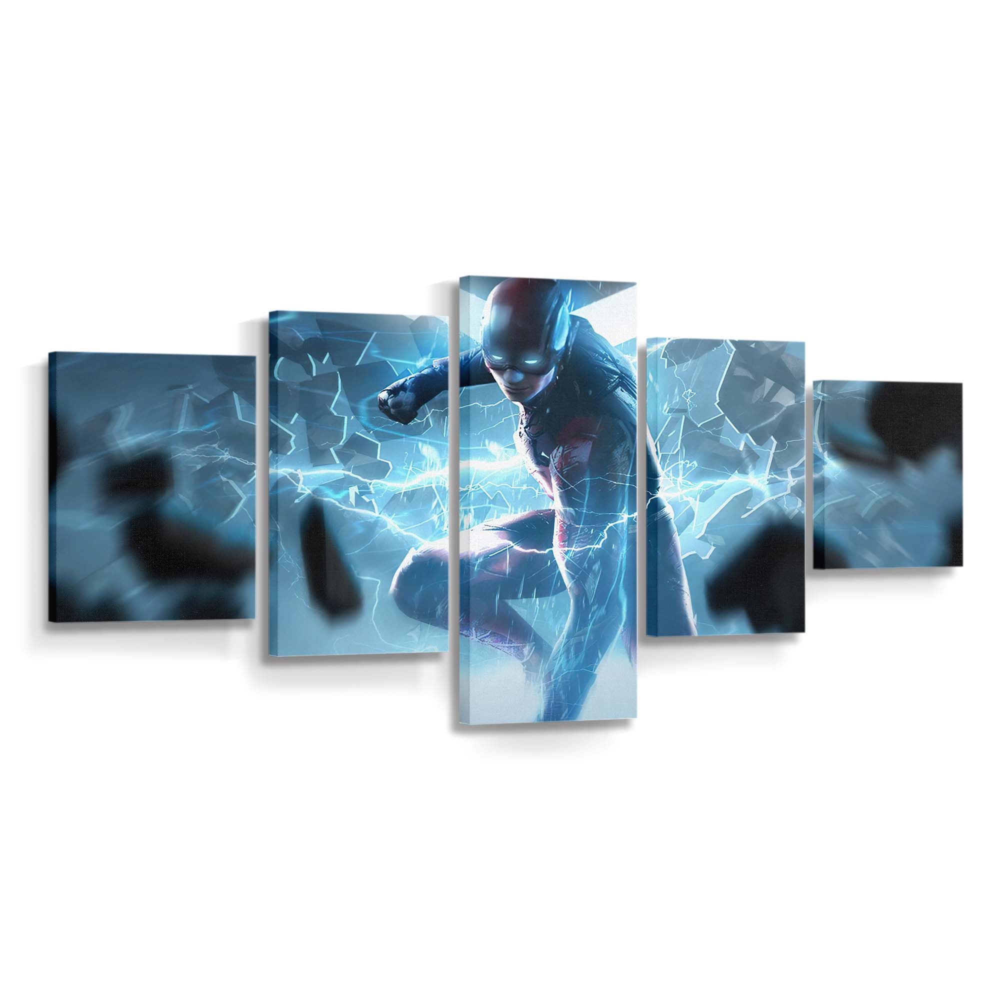 The Lightning Flash Justice League Leinwandbild – DC Comics Wandbild für Fans