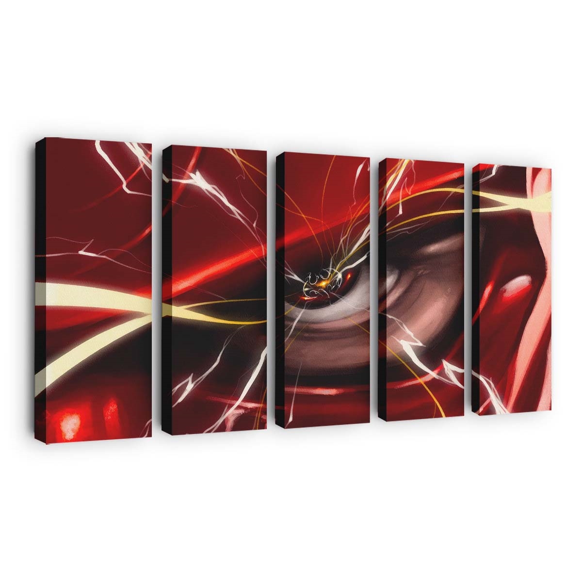 The Flash Artwork Leinwandbild – DC Comics Wandbild für Fans