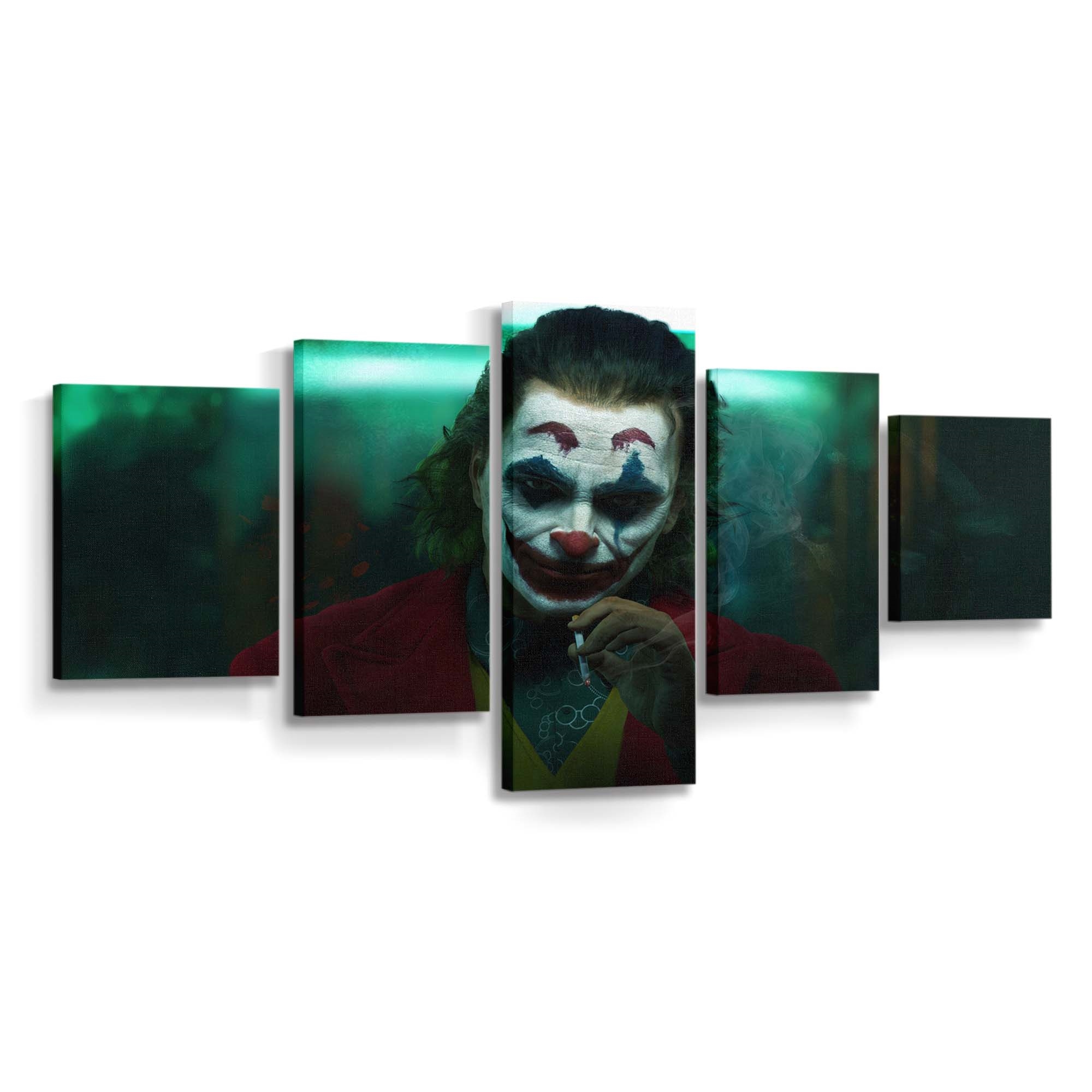 Joker 2020 Joker – in düsterer Pose Leinwandbild – Der Wahnsinn an Ihrer Wand
