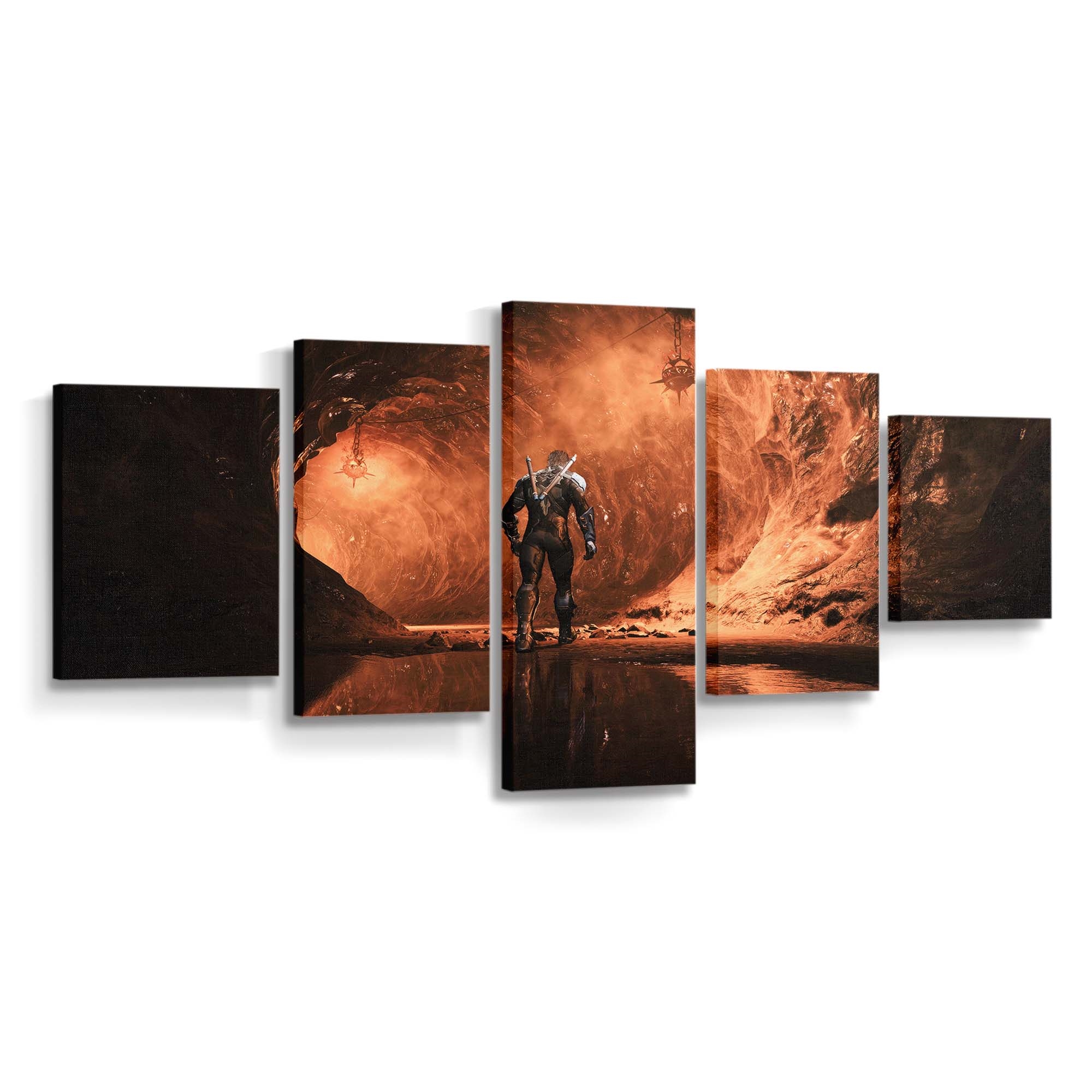 Nightwing Gotham Knights The Night Wing Leinwandbild – Held aus Gotham