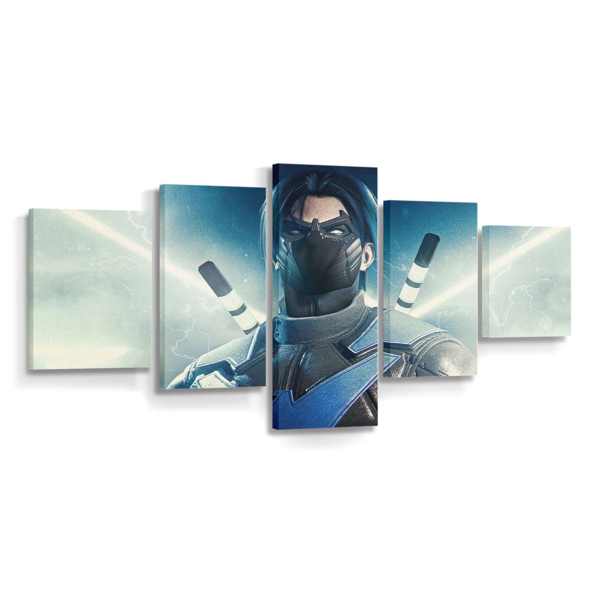 Nightwing Gotham Knights The Nightwing Leinwandbild – Held aus Gotham