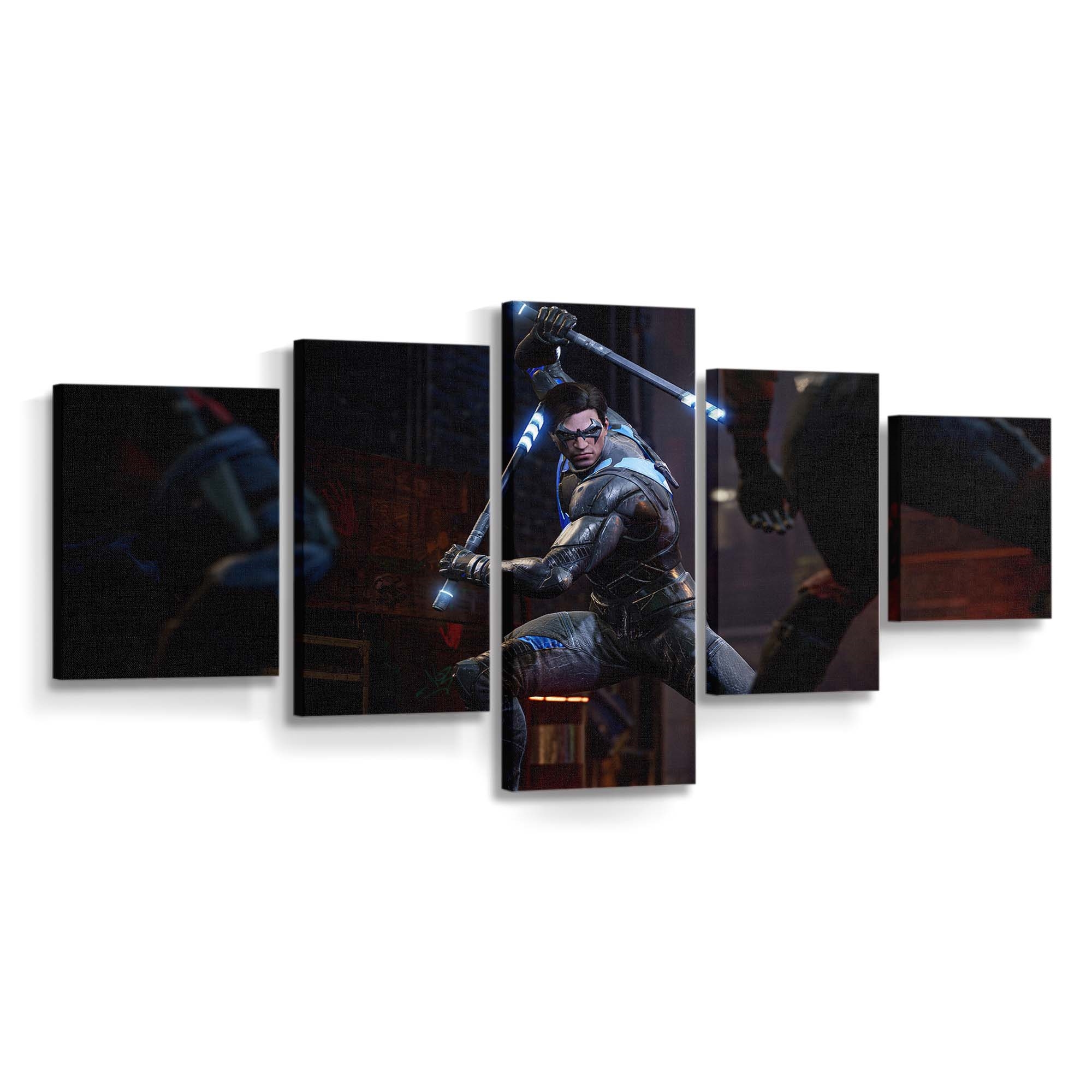 Nightwing Night Wing Gotham Knight Leinwandbild – Held aus Gotham