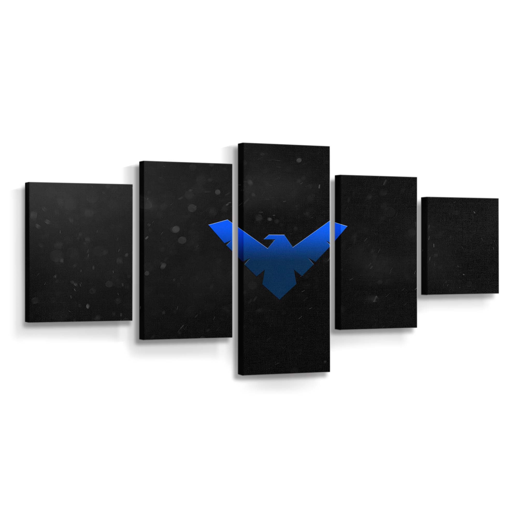 Nightwing Night Wing Logo – im Schatten Leinwandbild – Held aus Gotham