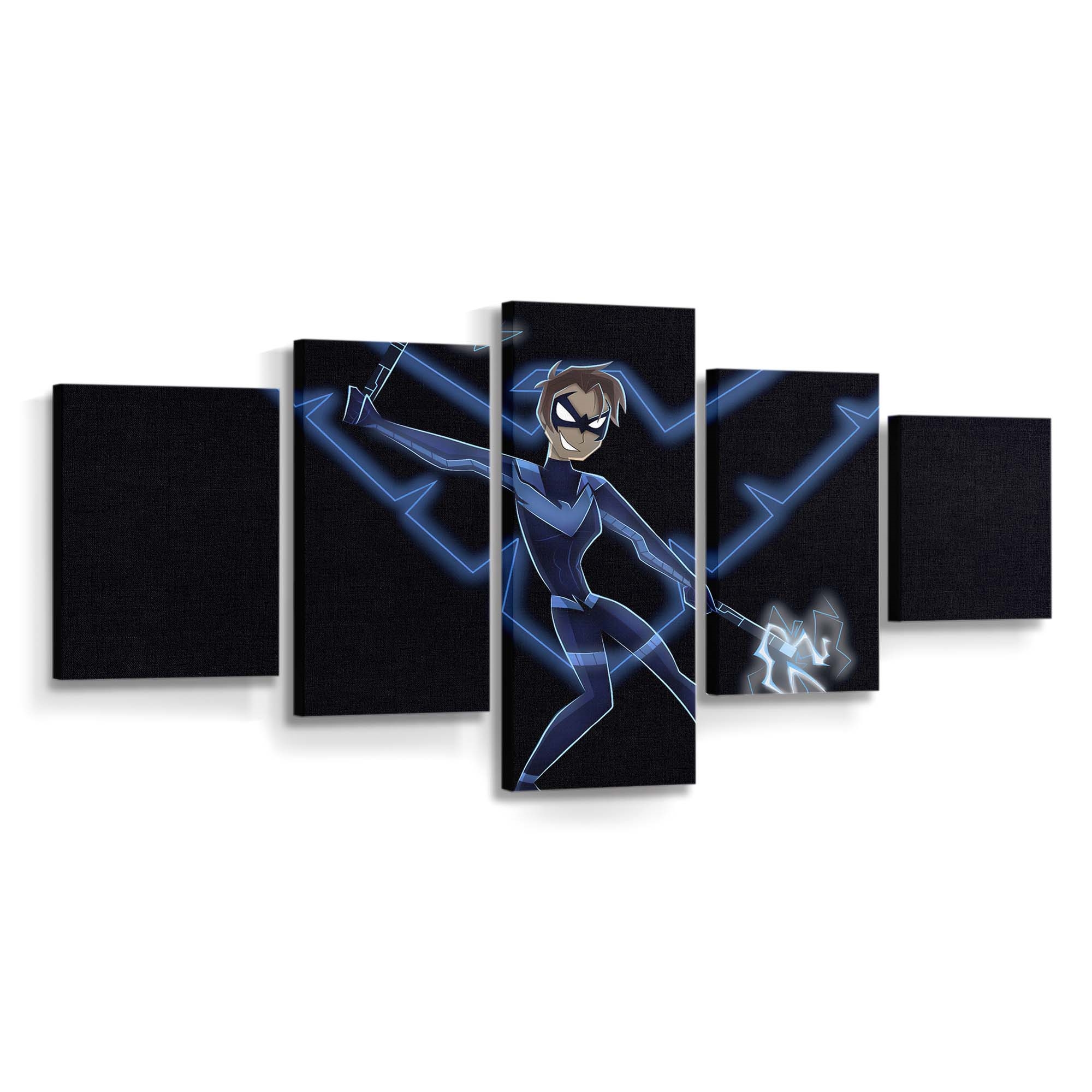 Nightwing Gotham Knights Dc Super Hero Leinwandbild – Held aus Gotham
