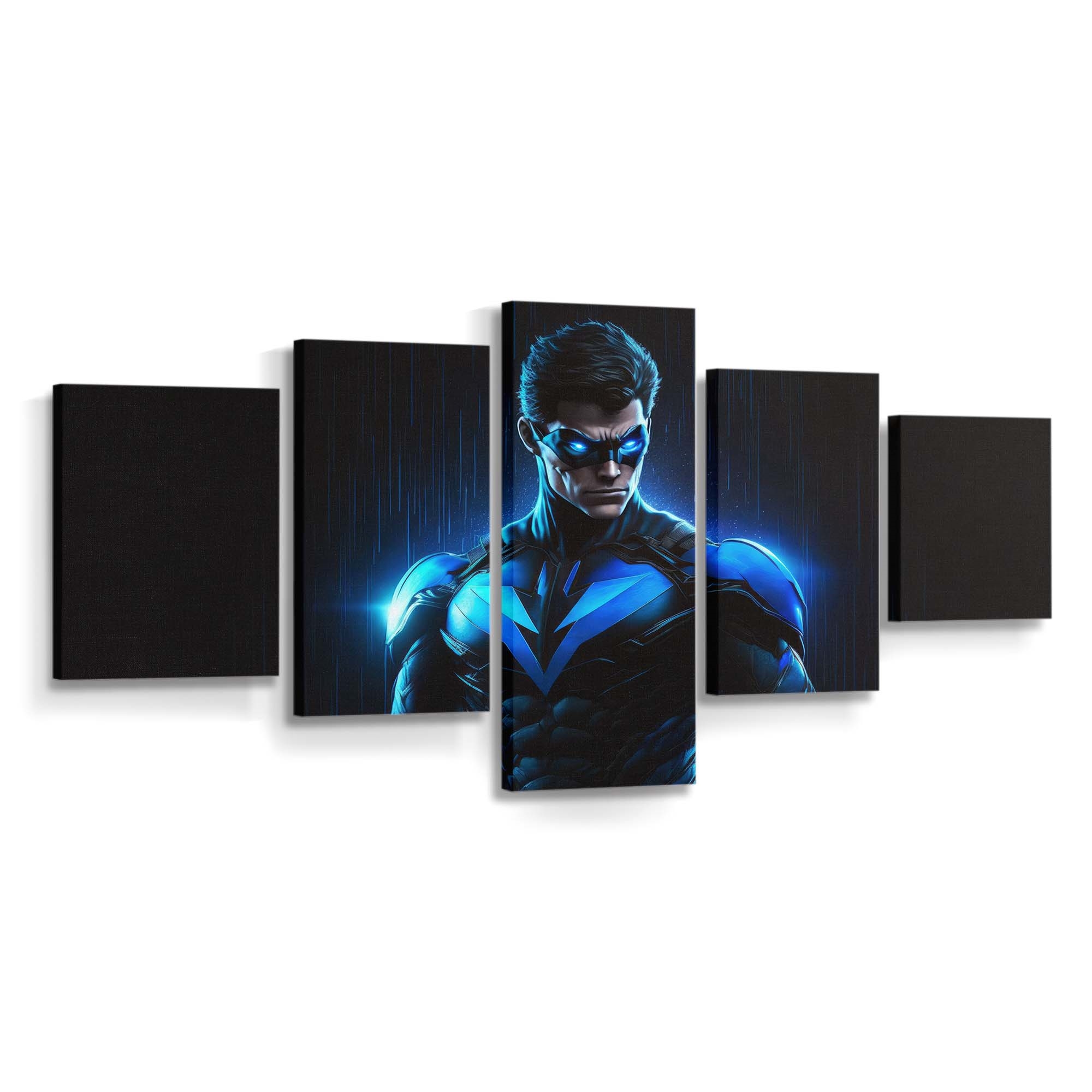 Nightwing Vigilante Pursuit Leinwandbild – Held aus Gotham