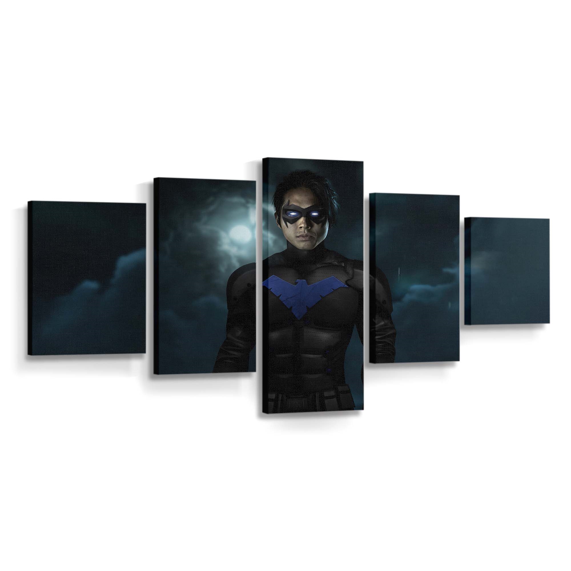 Nightwing Steven Yeun As Nightwing Leinwandbild – Held aus Gotham