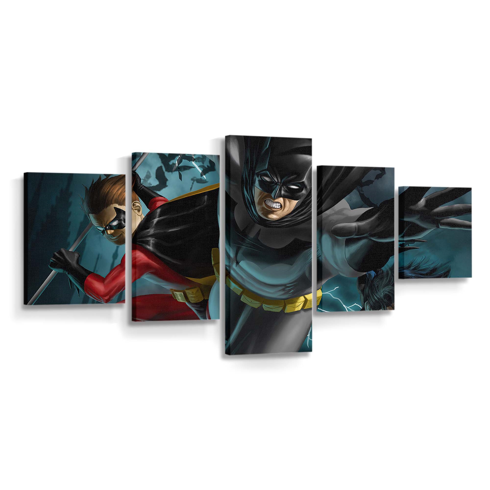 Nightwing The Bat Family 2020 Leinwandbild – Held aus Gotham