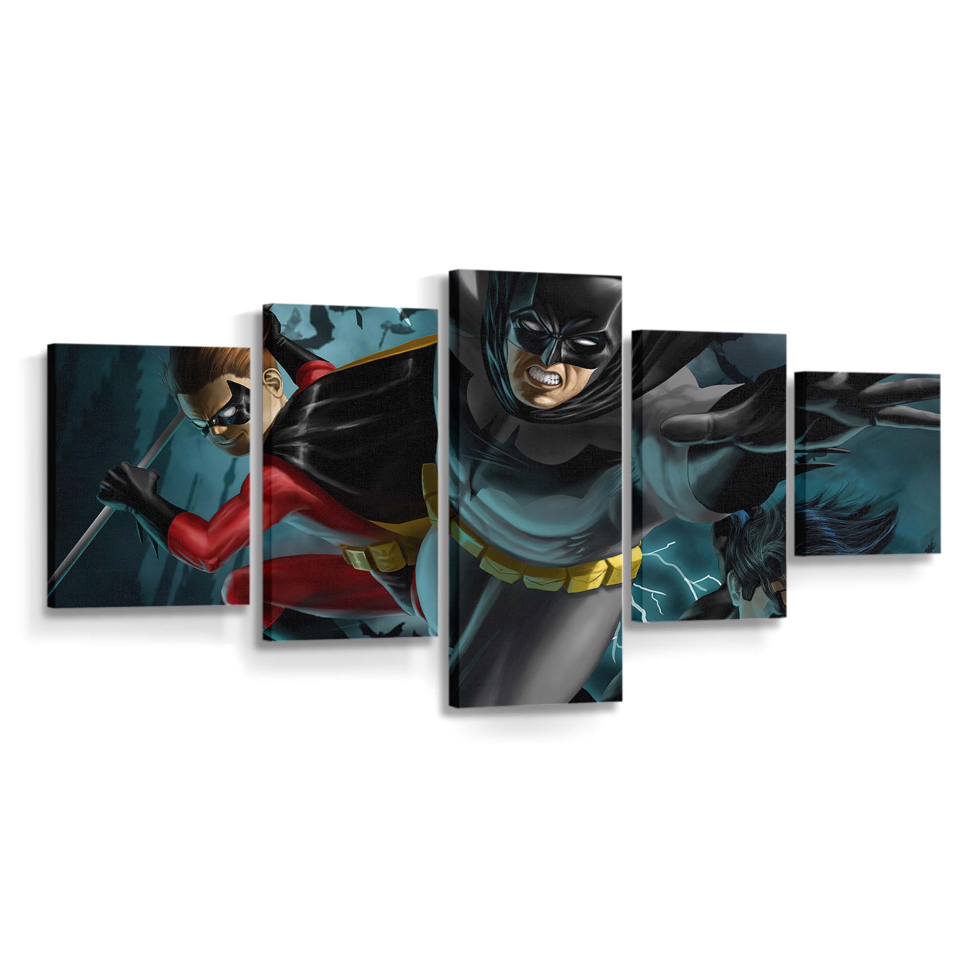 Nightwing The Bat Family Leinwandbild – Held aus Gotham