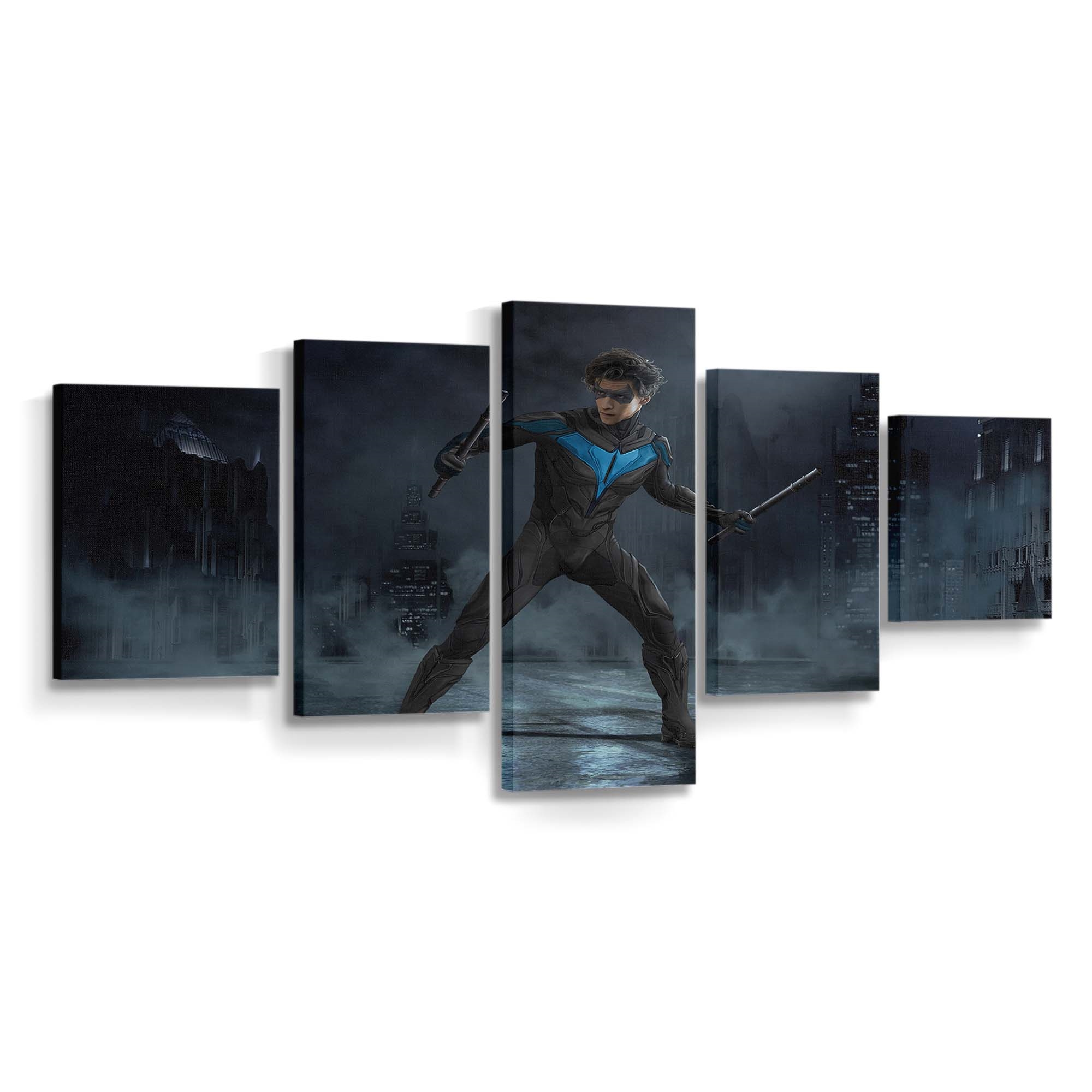 Nightwing Titans Nightwing – im Schatten Leinwandbild – Held aus Gotham