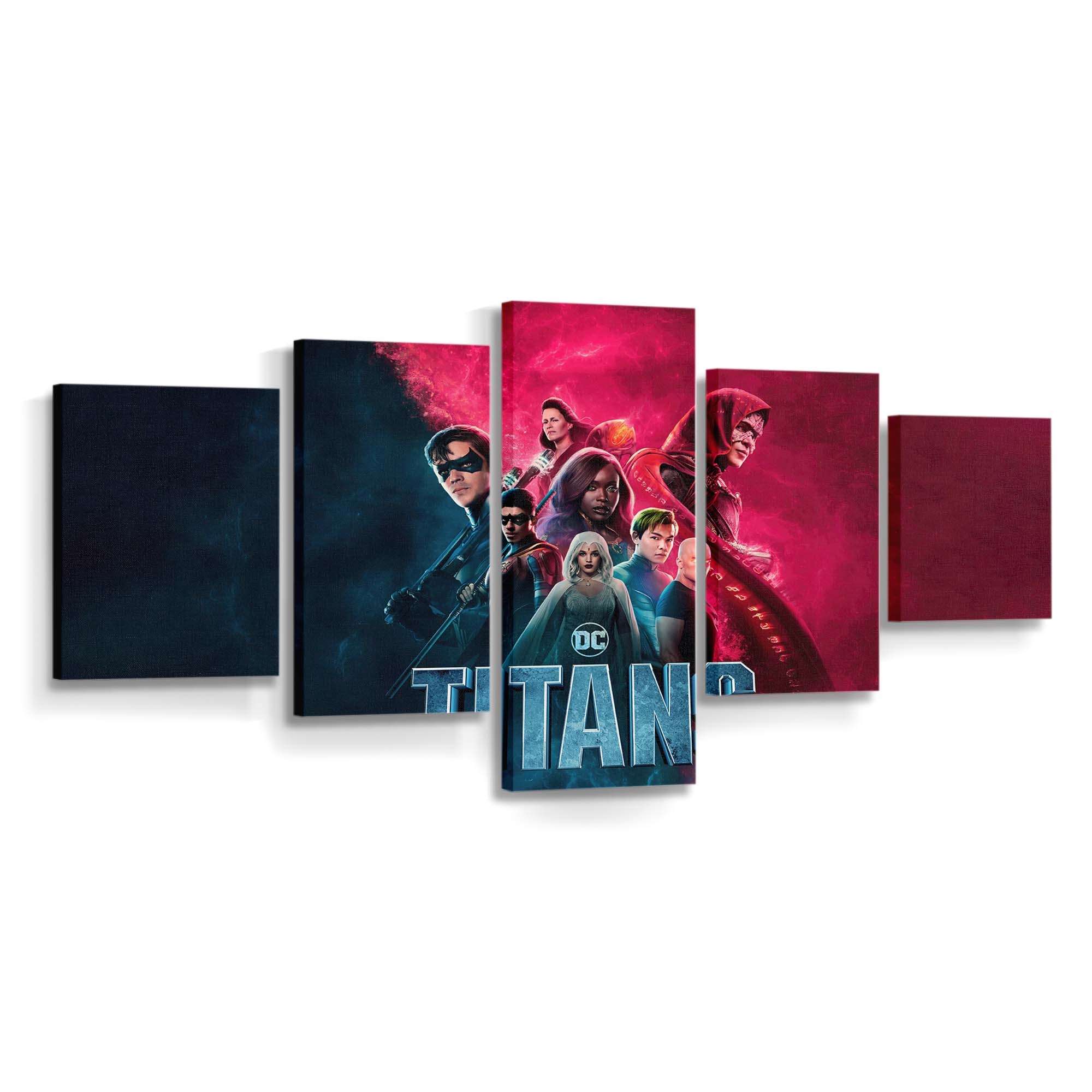 Nightwing Titans Season 4 Leinwandbild – Held aus Gotham