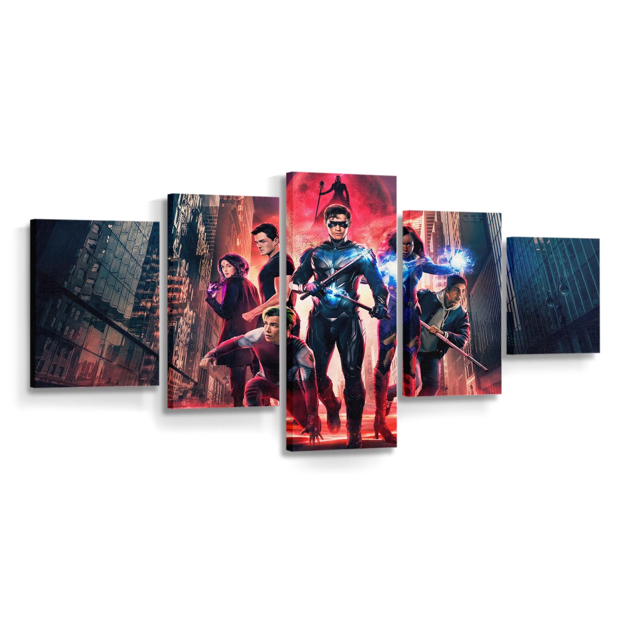 Nightwing Titans Season 4 – im Schatten Leinwandbild – Held aus Gotham