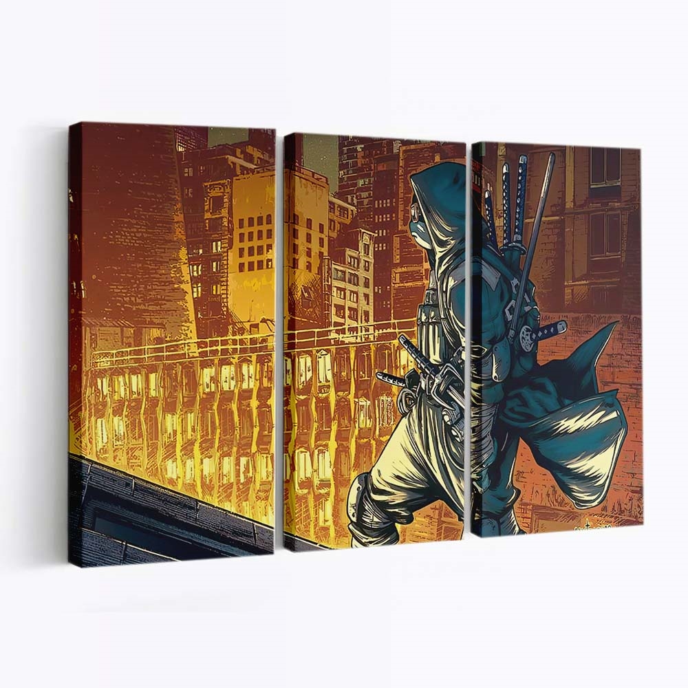 Ninja Turtles Santolouco Leinwandbild