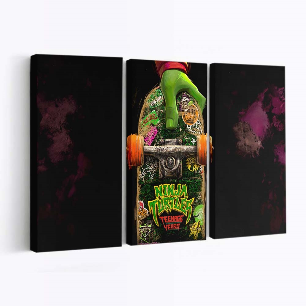 Ninja Turtles Mutant Mayhem Wandbild Kunst