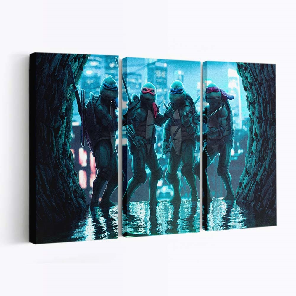 Ninja Turtles 2020 Kunst Leinwanddruck
